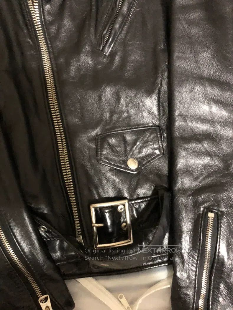 Schott Schott Motorcycle leather jacket Size US S / EU 44-46 / 1 - 3 Thumbnail