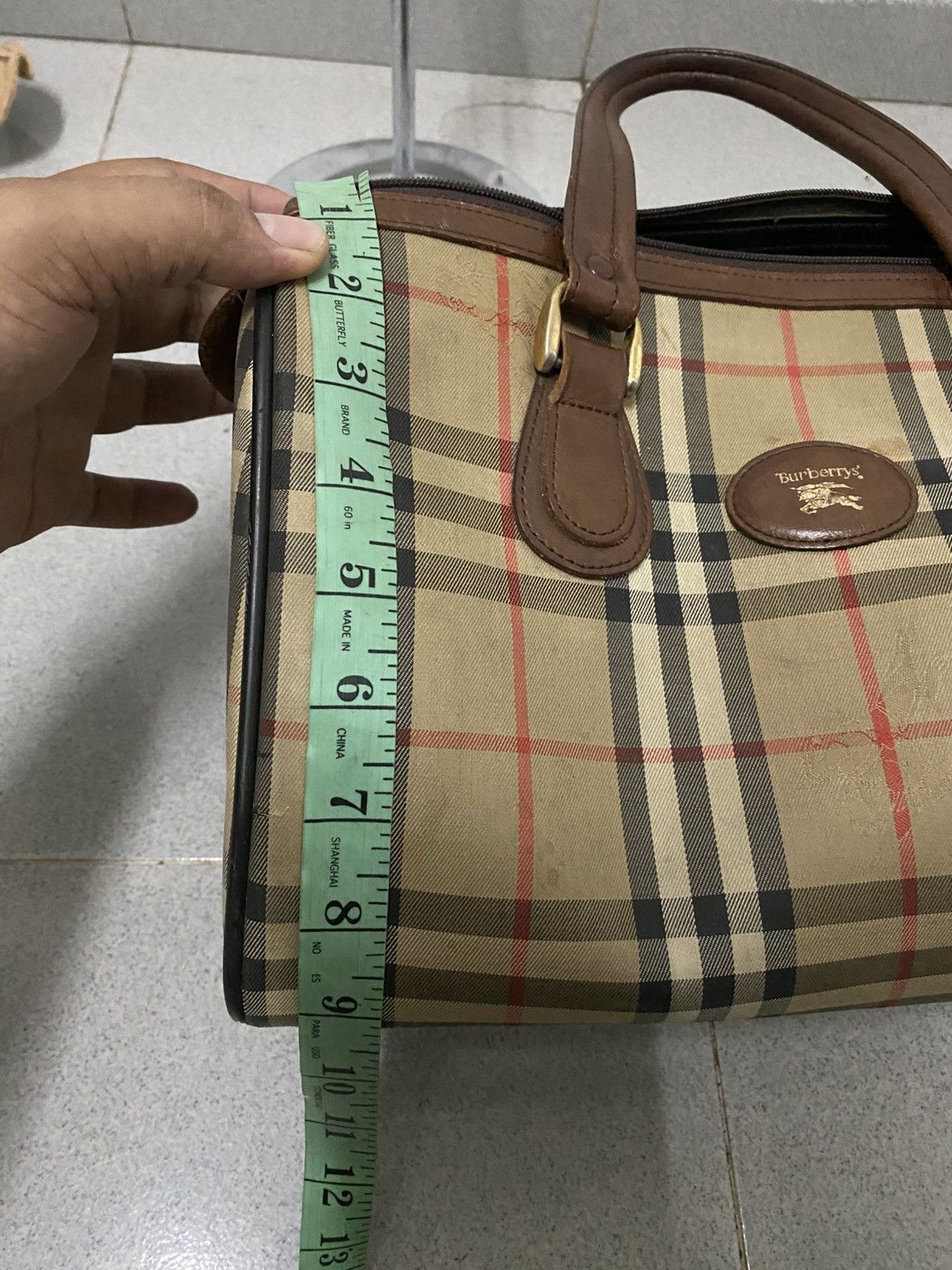 Vintage Vintage Burberrys Novacheck Speedy Handbag Size ONE SIZE - 15 Thumbnail