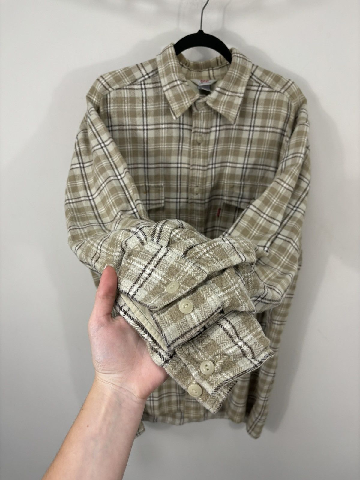 Levi's Vintage Levi’s Dry Goods 90s Checkered Hype Flannel Shirt Size US L / EU 52-54 / 3 - 10 Thumbnail