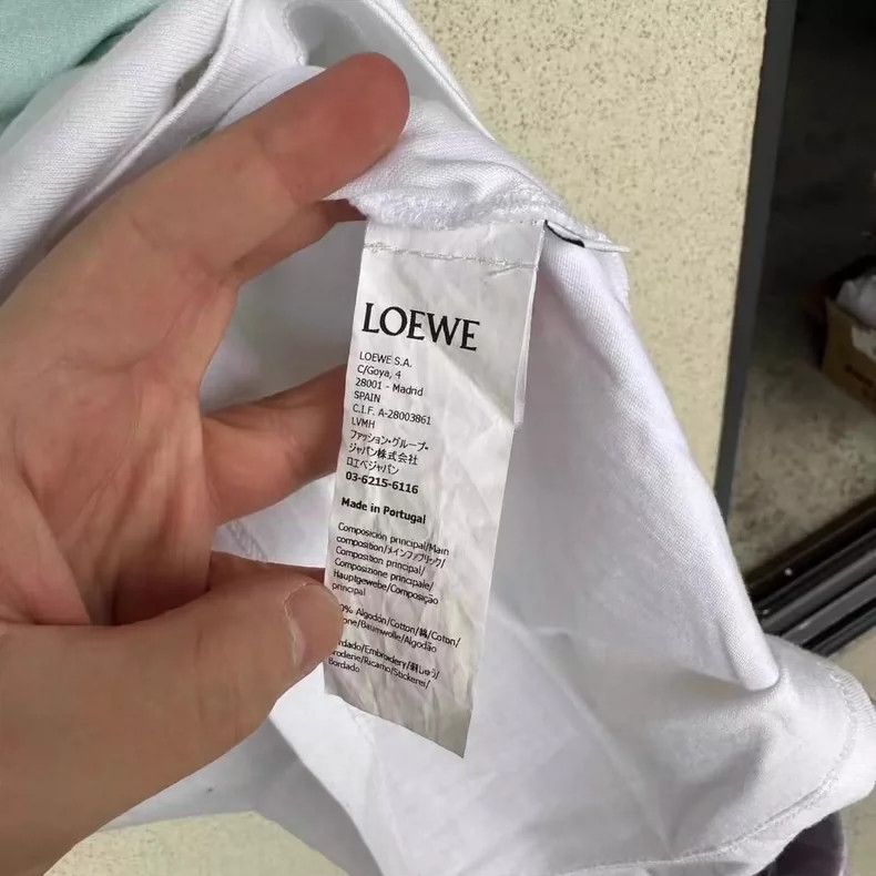 Loewe loewe white short sleeves 2504-Nextarrow Size US S / EU 44-46 / 1 - 4 Thumbnail