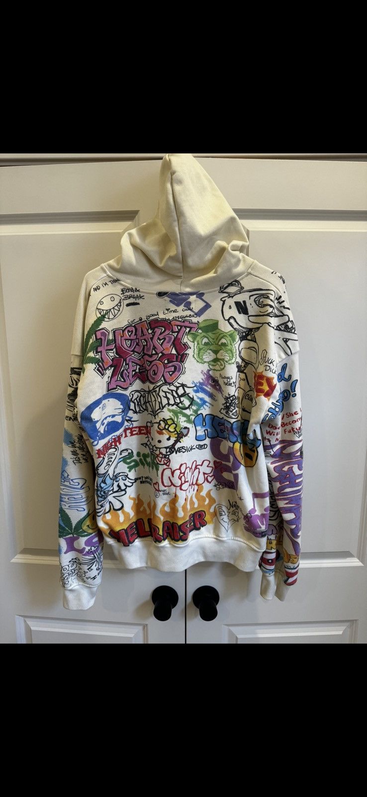 Other Graffiti Semi Cropped Hoodie Size US M / EU 48-50 / 2 - 2 Thumbnail