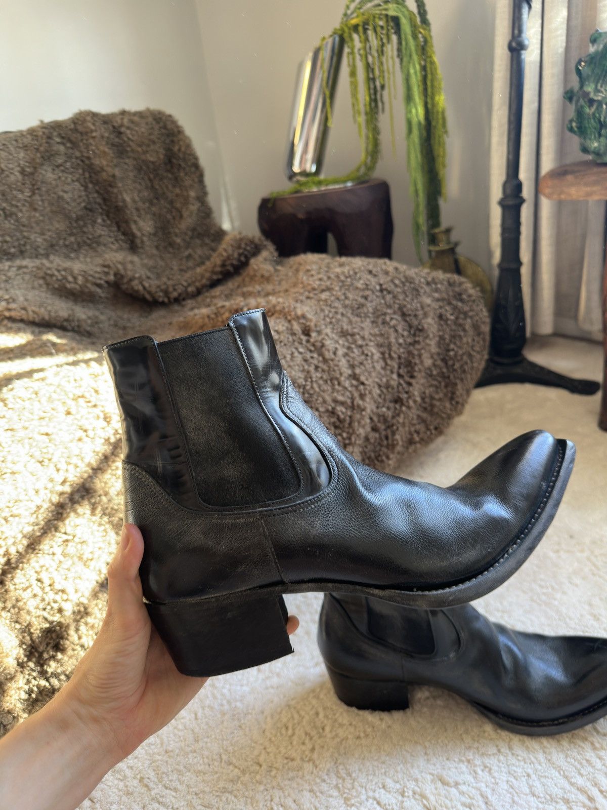 Prada Prada leather used boots Size US 11 / EU 44 - 8 Thumbnail