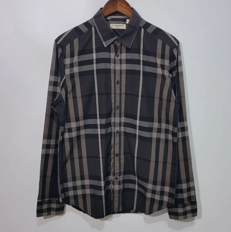 Burberry Gray Cotton Women's Shirt