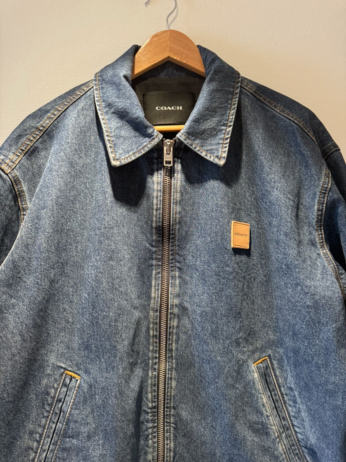 Coach Coach Zip Denim Jacket Size US L / EU 52-54 / 3 - 4 Thumbnail