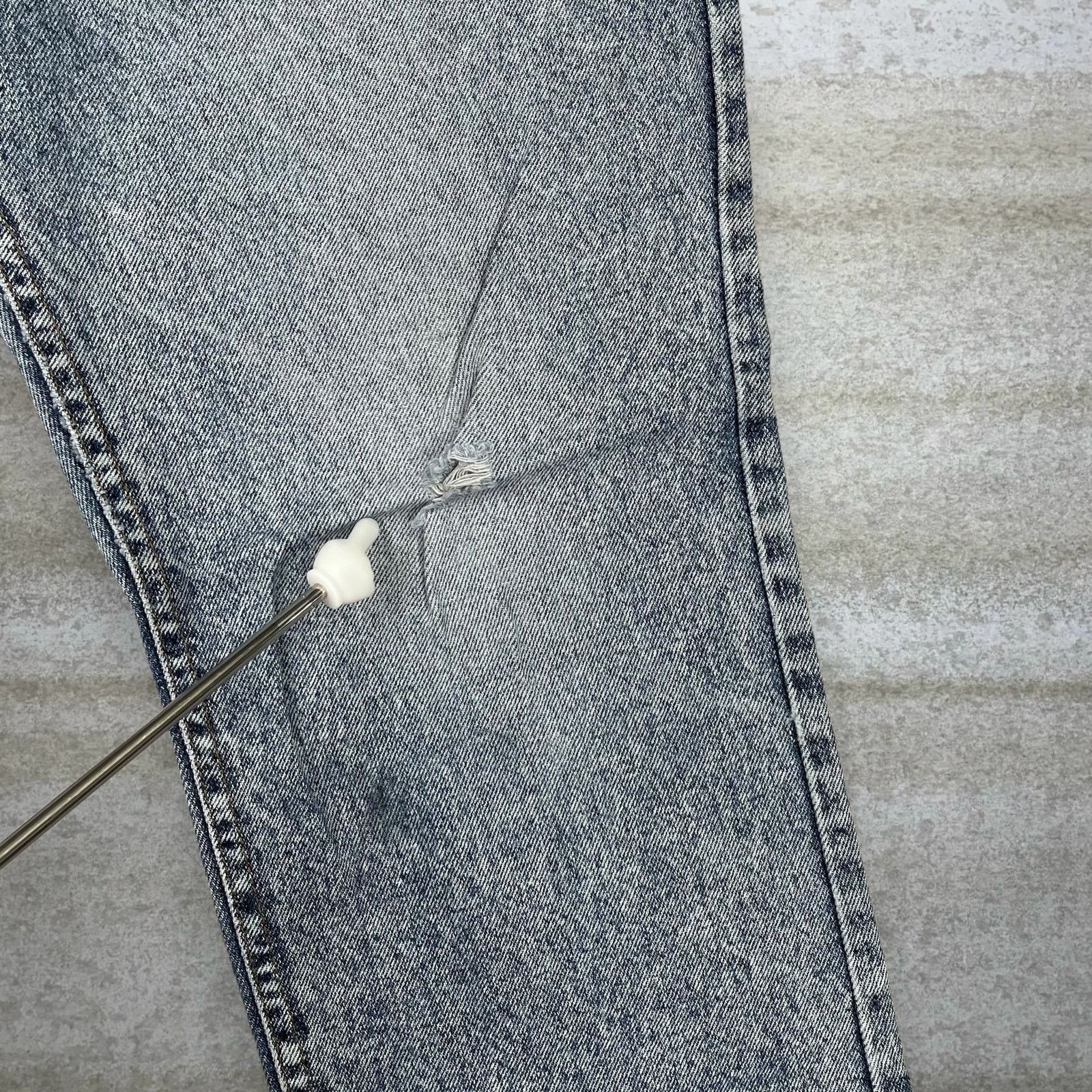 Lee Vintage 90s Lee MR Jeans 36x32 Relaxed Fit Light Wash Denim Size US 36 / EU 52 - 6 Thumbnail