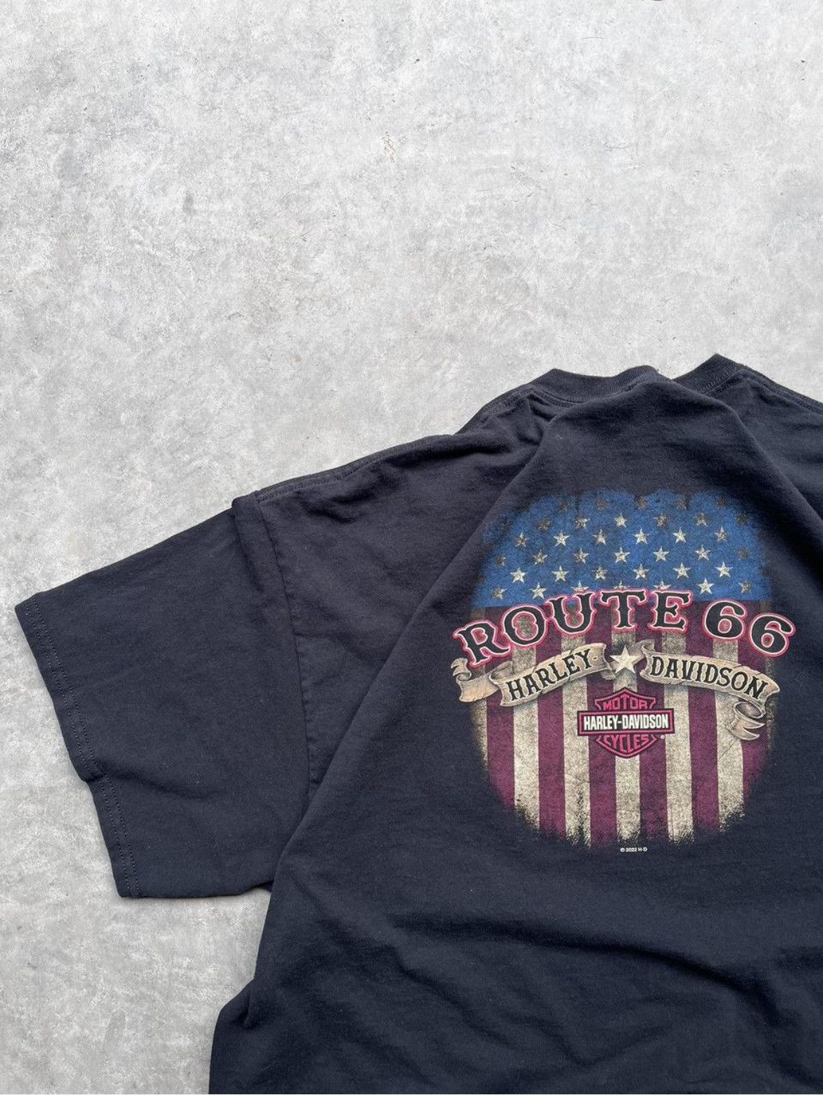 Harley Davidson Route 66 Harley Davidson Graphic Tee. Size US XL / EU 56 / 4 - 1 Thumbnail