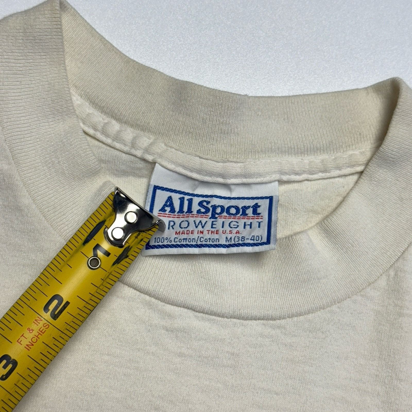 Vintage Vintage American Flag Blad Eagle T Shirt Mens M 18x27.5 USA Size US M / EU 48-50 / 2 - 13 Thumbnail