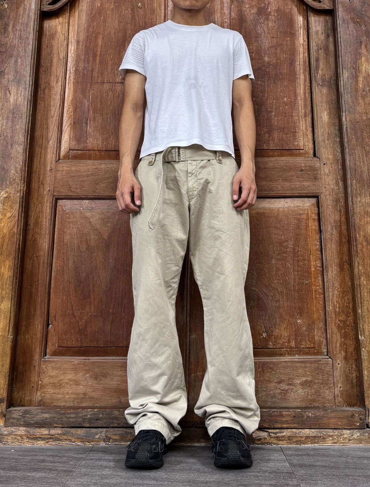 FREE TAX! Belted Military Trousers - 32”