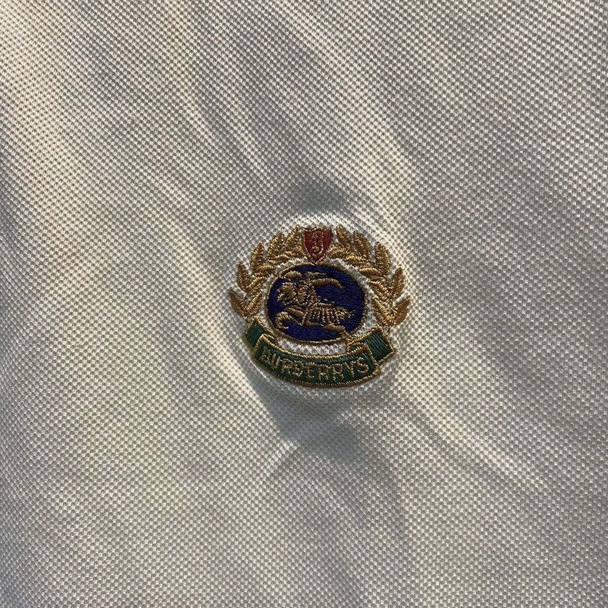 Burberry VINTAGE‼️Burberrys Of London White men’s polo shirt M Size US M / EU 48-50 / 2 - 4 Thumbnail