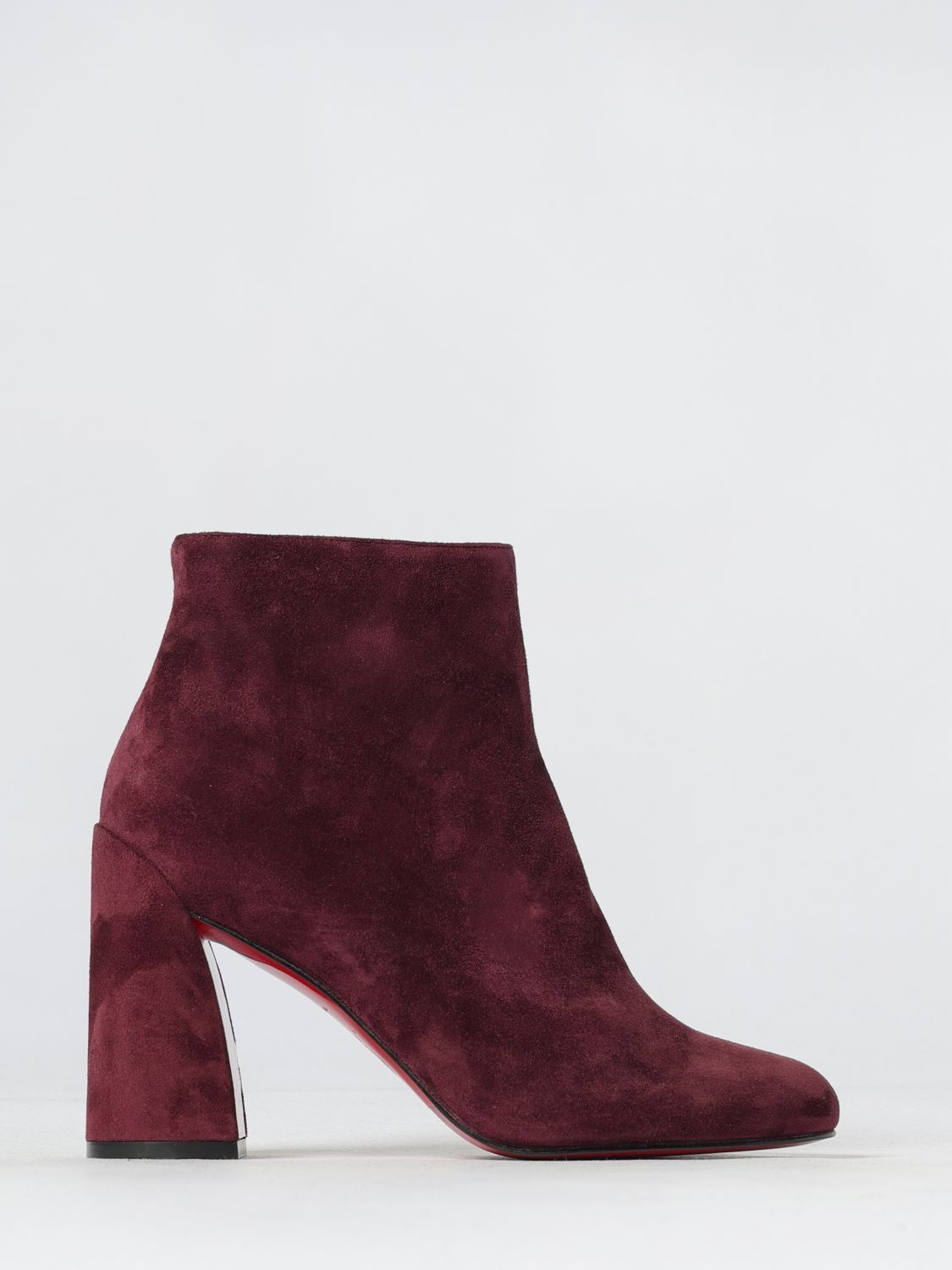 Christian Louboutin Boots Woman Burgundy