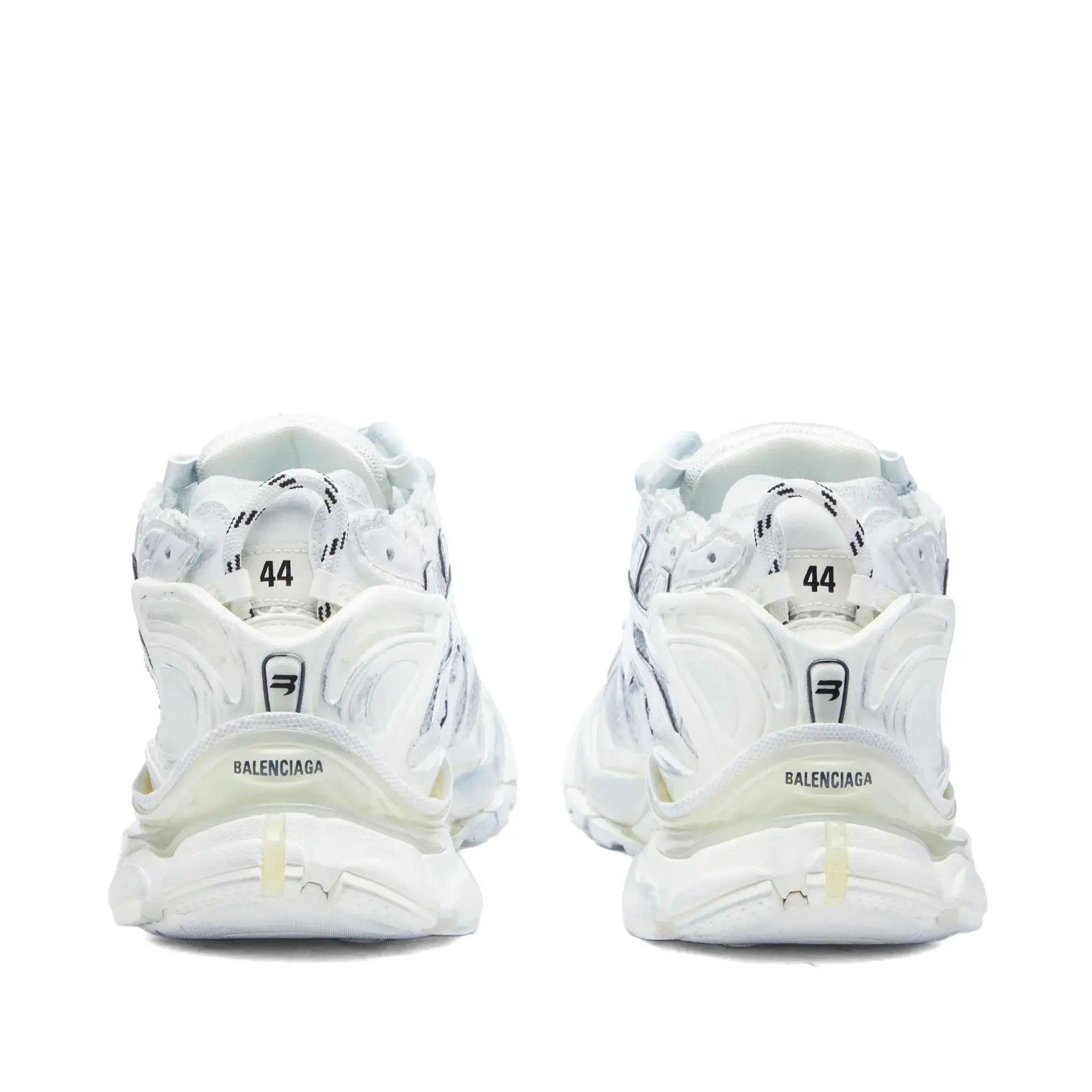 Balenciaga o1mt1gz0924 Runner Sneaker in White Size US 9 / EU 42 - 3 Thumbnail