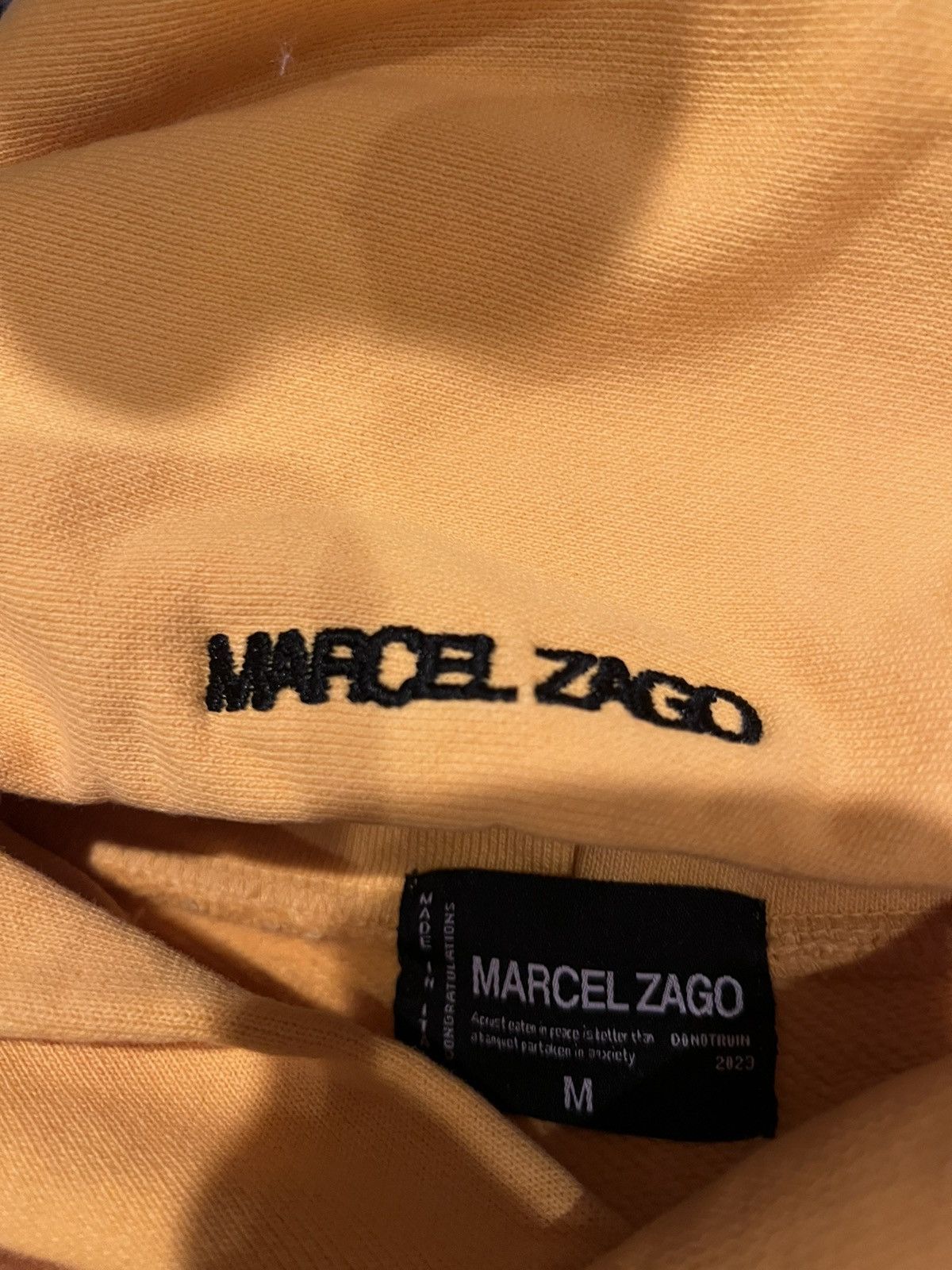 Marcel Zago Steakle v1 Yellow Hoodie | Marcel Zago Size US M / EU 48-50 / 2 - 5 Thumbnail
