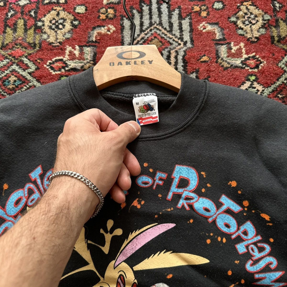 Nickelodeon Vintage 1992 Ren & Stimpy Crewneck Sweatshirt Nickelodeon Size US M / EU 48-50 / 2 - 6 Thumbnail