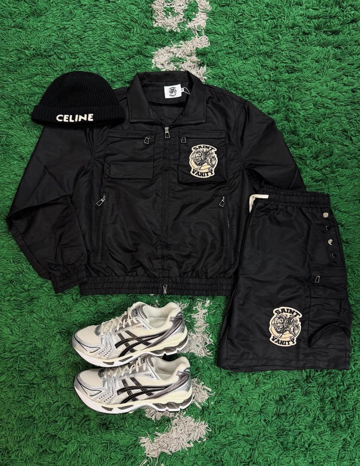 Saint Vanity Saint vanity black cargo Set shorts + jacket Size US L / EU 52-54 / 3 - 1 Thumbnail