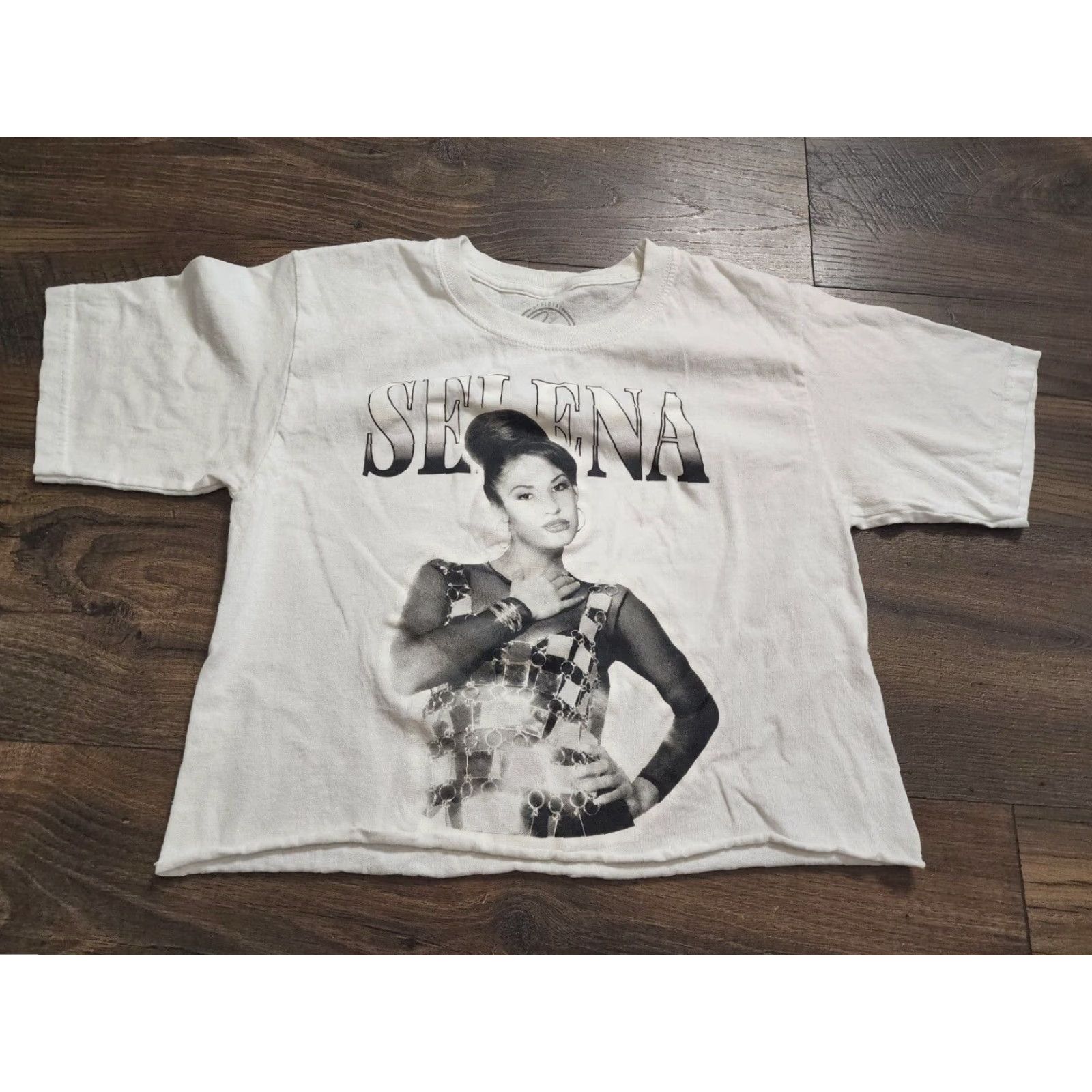 Vintage Womens S Selena Cropped Top T-Shirt Size S / US 4 / IT 40 - 2 Thumbnail