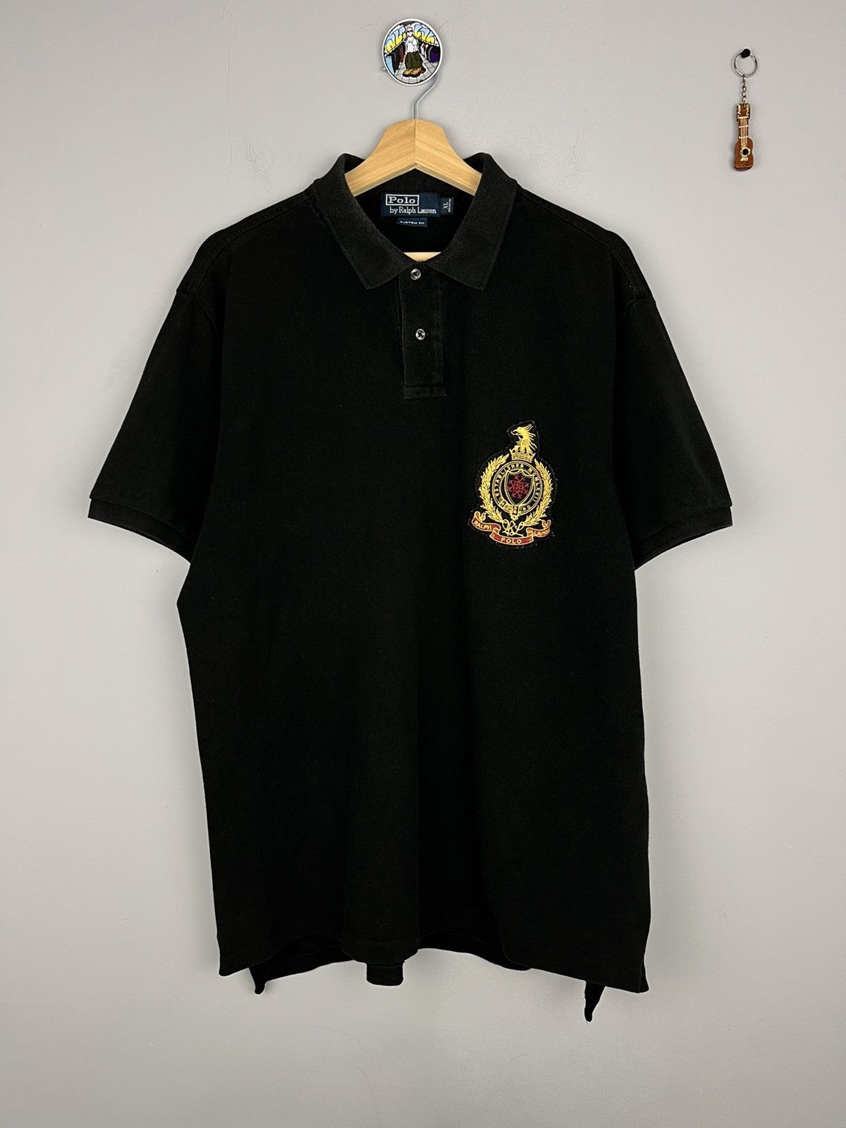 Polo Ralph Lauren × Vintage Polo Ralph Lauren Big Logo polo shirt rare sport Size US XL / EU 56 / 4 - 1 Thumbnail