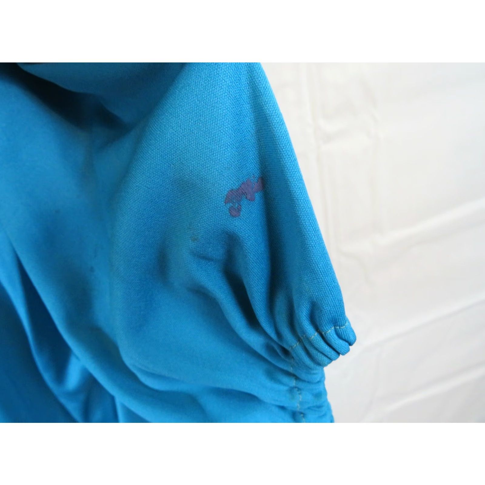 Vintage VINTAGE California blue polyester top shirt M Stain Destroyed Terry 1970s Shirt Mens Size M / US 6-8 / IT 42-44 - 6 Thumbnail