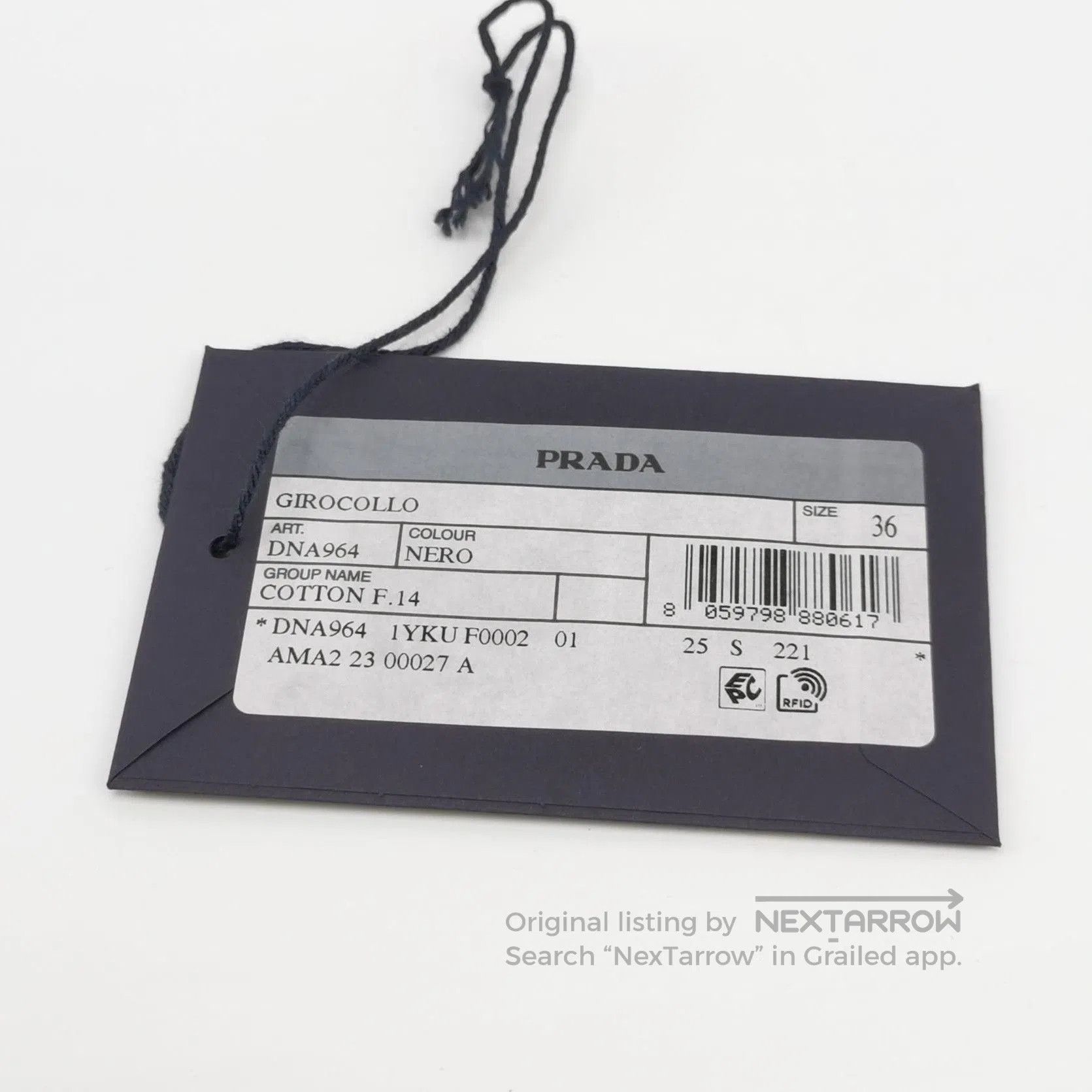 Prada Prada Ribbed Knit Long Sleeve Top . Size US XS / EU 42 / 0 - 5 Thumbnail