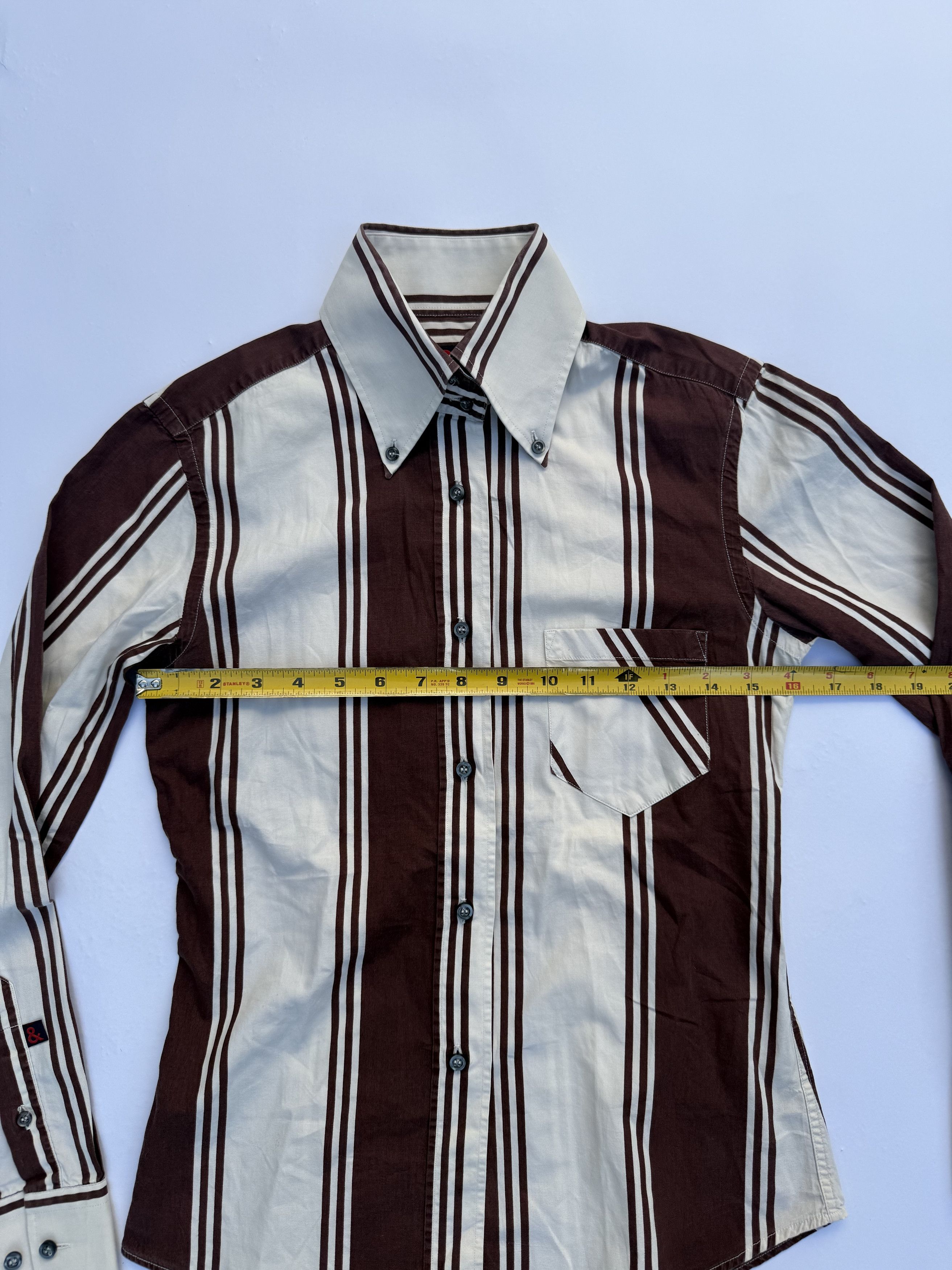 Dolce & Gabbana Vintage Women's Dolce & Gabbana Striped Shirt Size S / US 4 / IT 40 - 9 Thumbnail