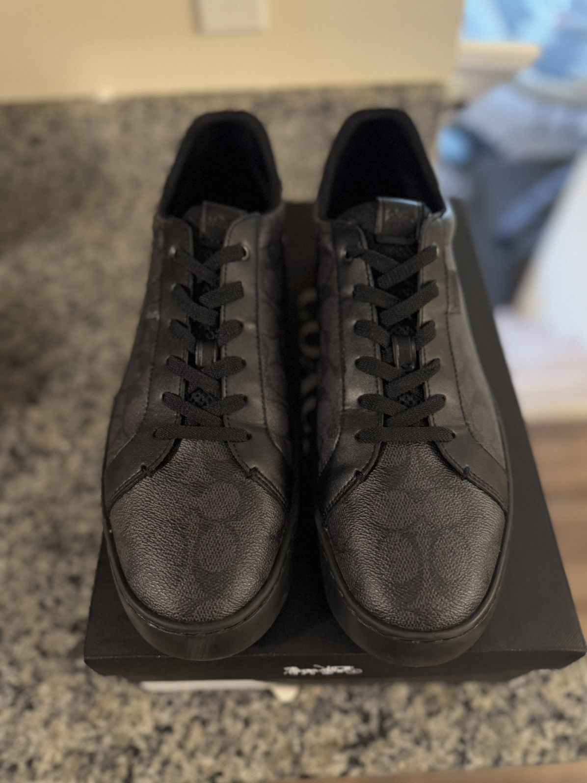 Coach Coach Lowline Low Top Sneaker Signature Black Size 13US Size US 13 / EU 46 - 5 Thumbnail