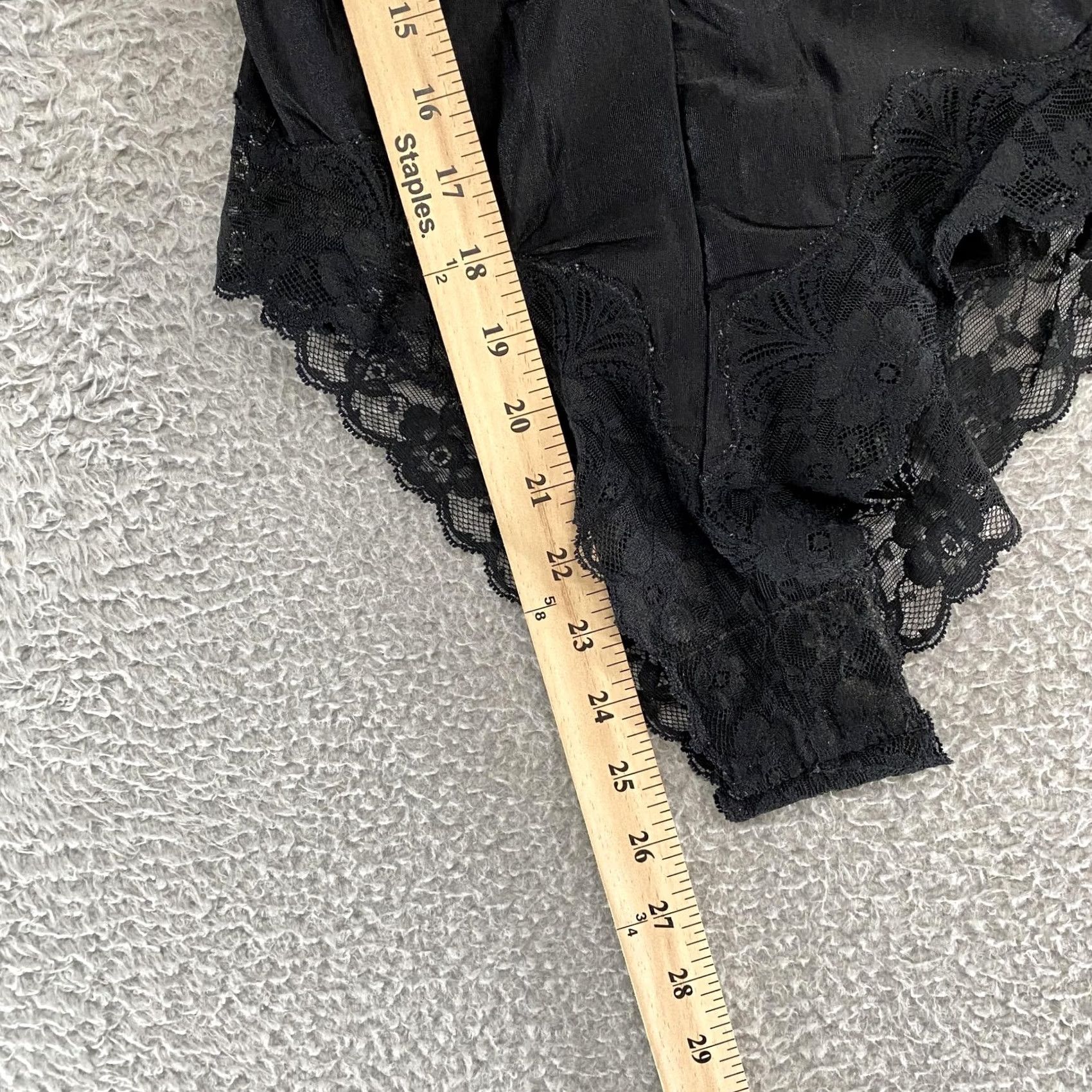 Guy Laroche VINTAGE Guy Laroche Bodysuit Women's Small Black Lace One Piece Nylon Spandex High Leg 80s 90s Union USA Size S / US 4 / IT 40 - 4 Thumbnail