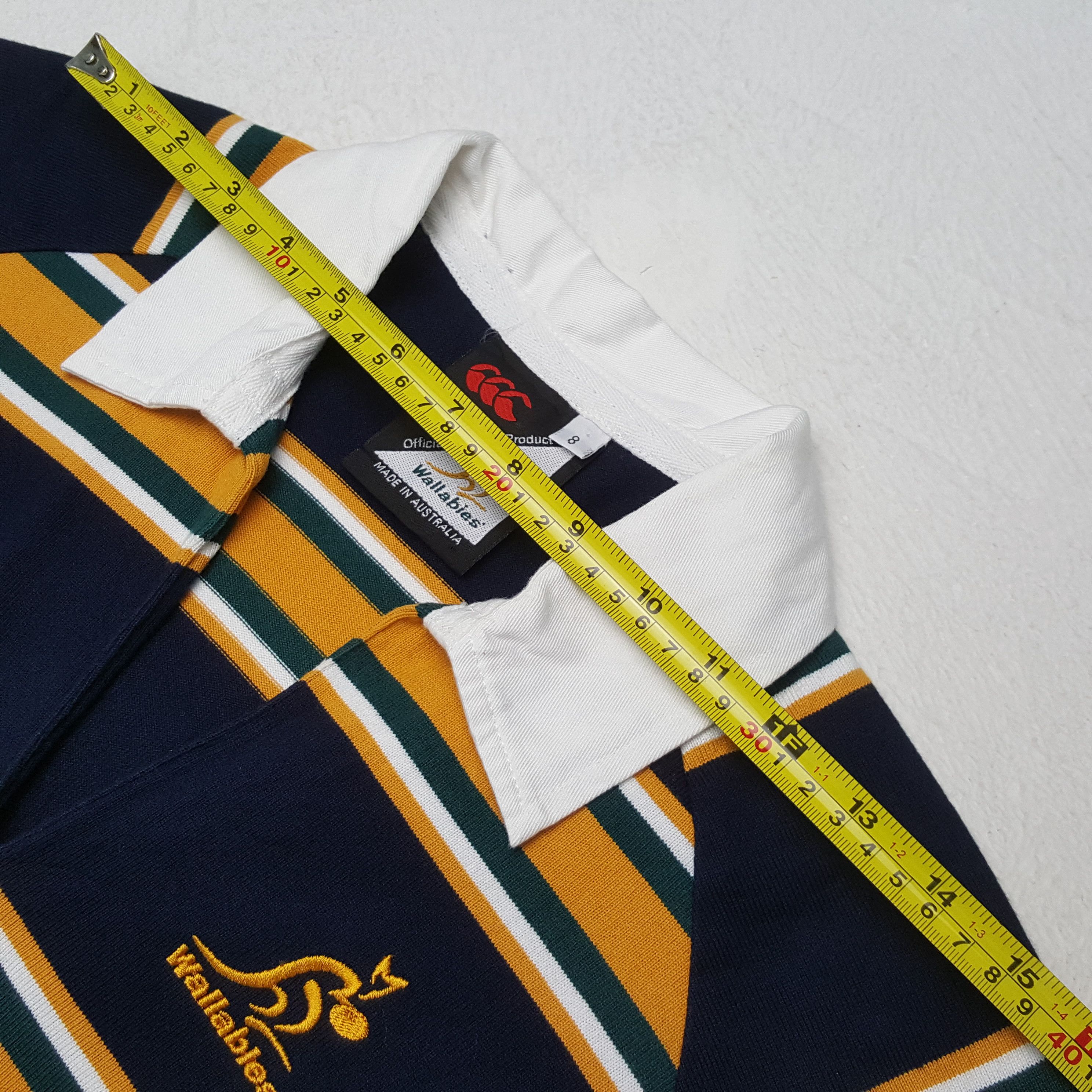 Canterbury of New Zealand Vintage Wallabies Australia Rugby Team Jersey Polos C301N44 Size US XS / EU 42 / 0 - 4 Thumbnail