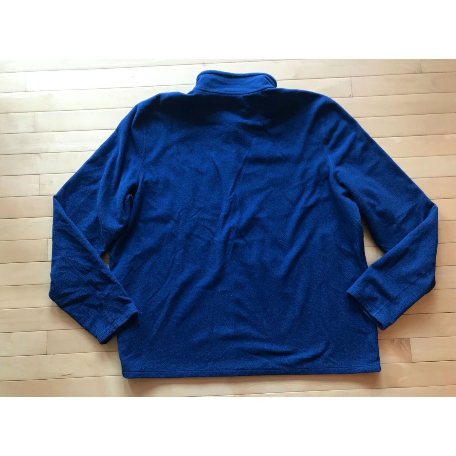 Vintage VINTAGE LL Bean Mens Fleece Jacket Blue Slightly Fitted 1/2 1/4 Zip Pocket Reg Sz XXL Blue Fleece Jacket Mens XL? Size US XXL / EU 58 / 5 - 2 Thumbnail