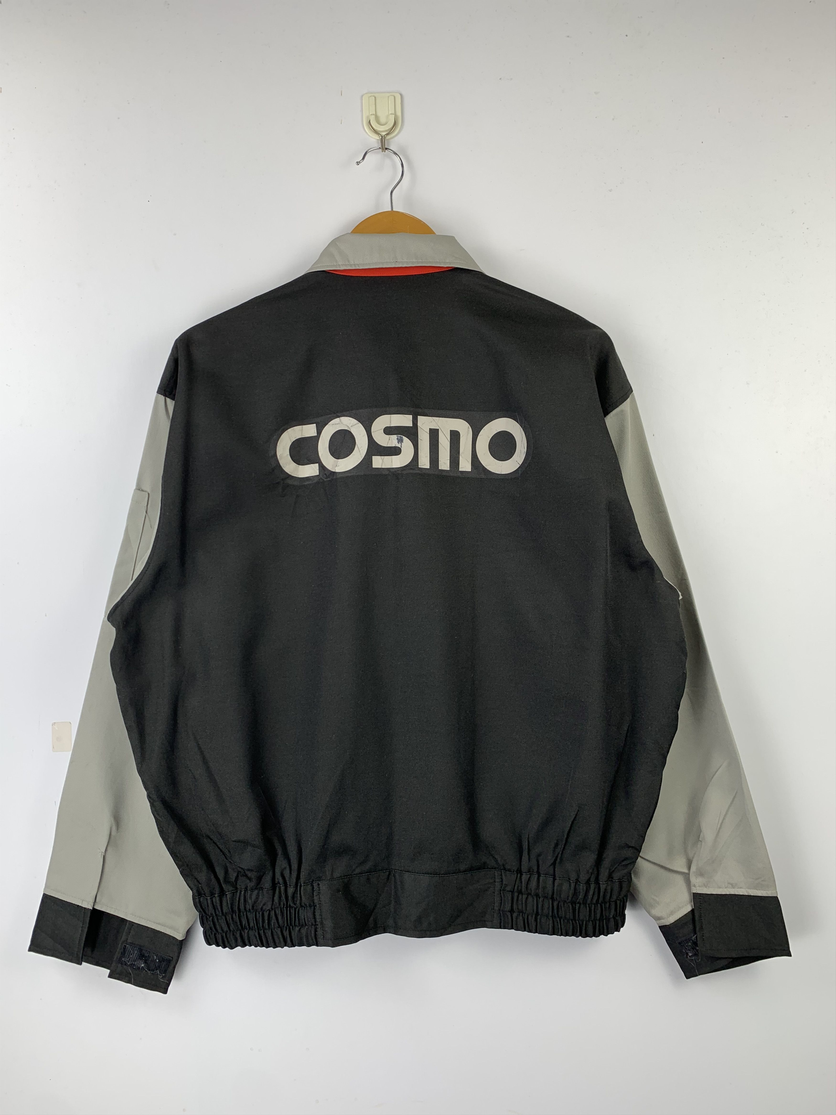 Japanese Brand Vintage Cosmo Zipper Workers Jacket J1563 Size US L / EU 52-54 / 3 - 3 Thumbnail
