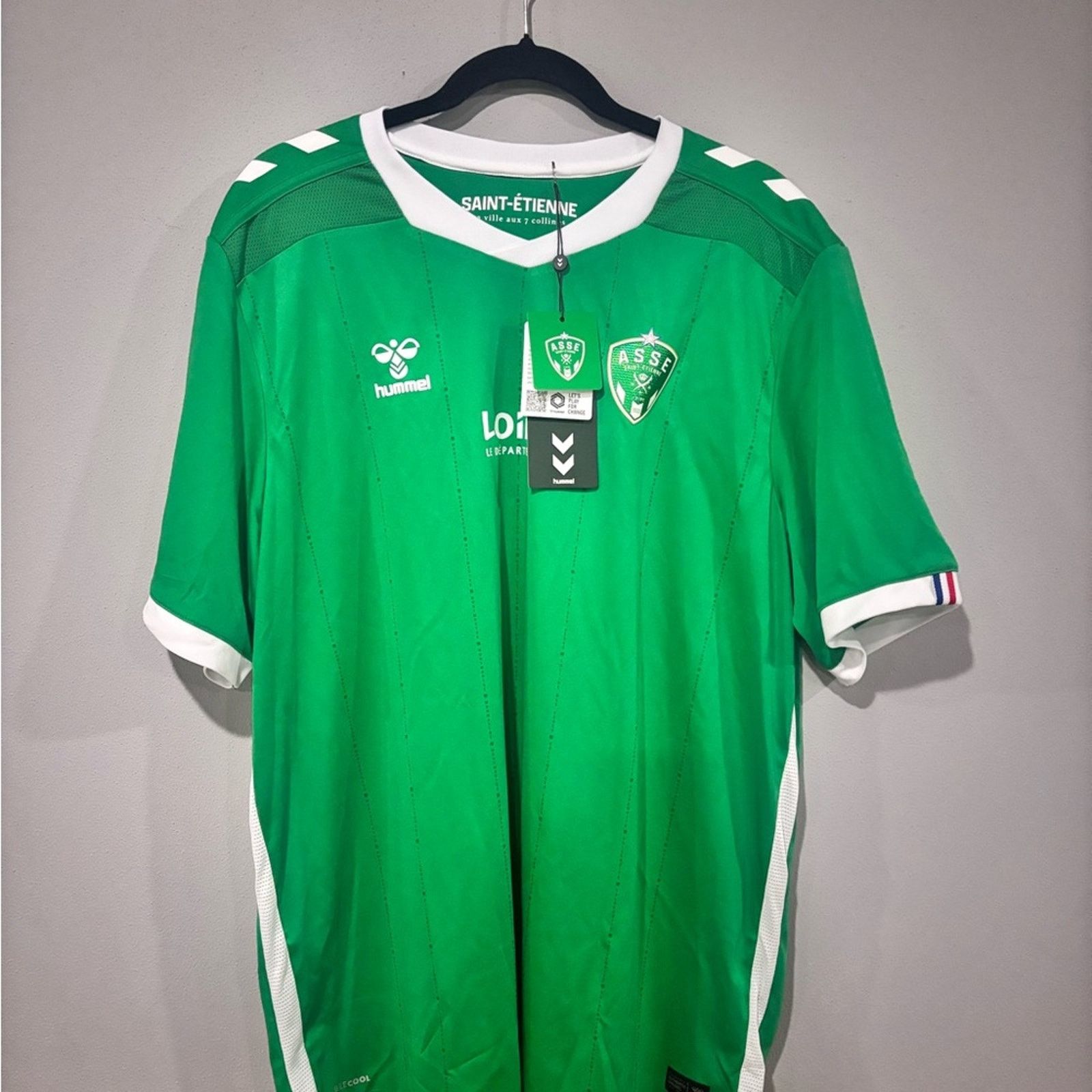 Hummel Hummel Green and White Men's Jersey Mens 2XL Size US XXL / EU 58 / 5 - 2 Thumbnail