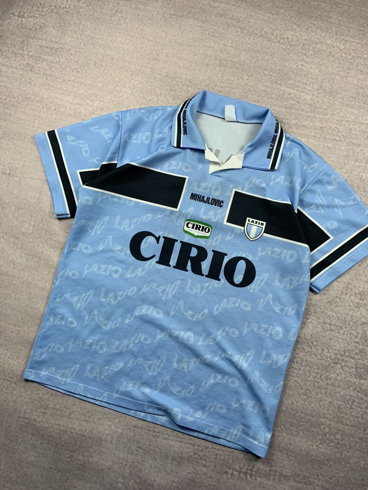 Vintage Rare vintage Cirio Lazio Football Mihajlovic Jersey Size US L / EU 52-54 / 3 - 2 Thumbnail