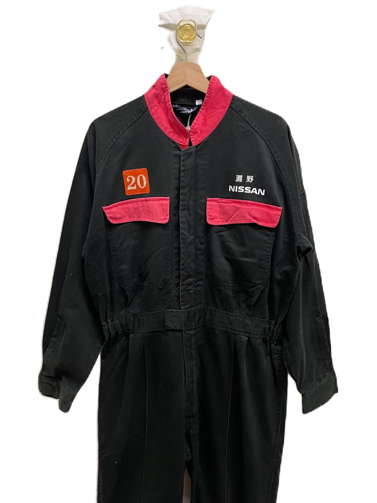 Sports Specialties Vintage Nissan Black Wash Jumpsuit Coverall Size US 36 / EU 52 - 2 Thumbnail