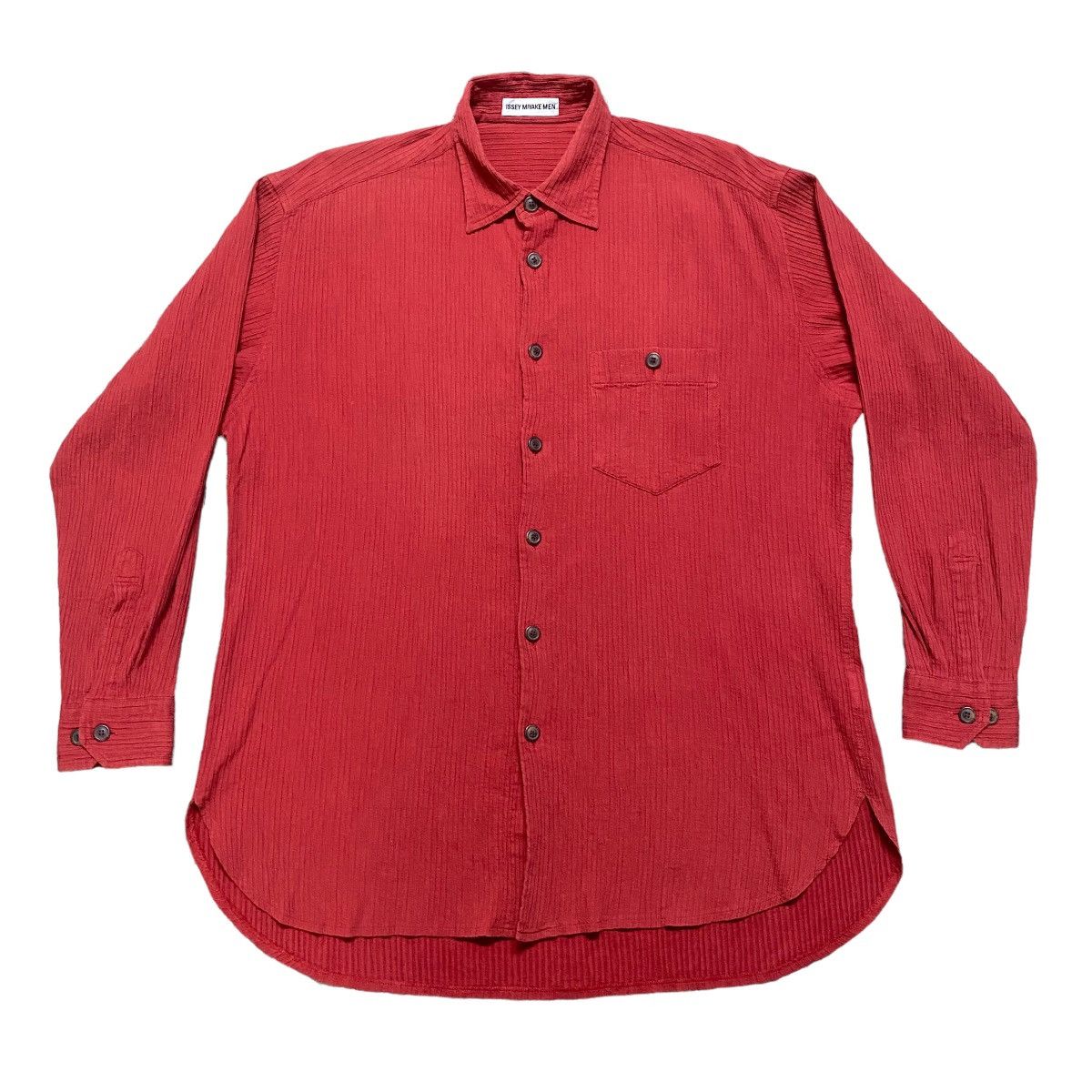 Issey Miyake Issey Miyake Men Pleated Shirt Oversized Size US M / EU 48-50 / 2 - 5 Thumbnail