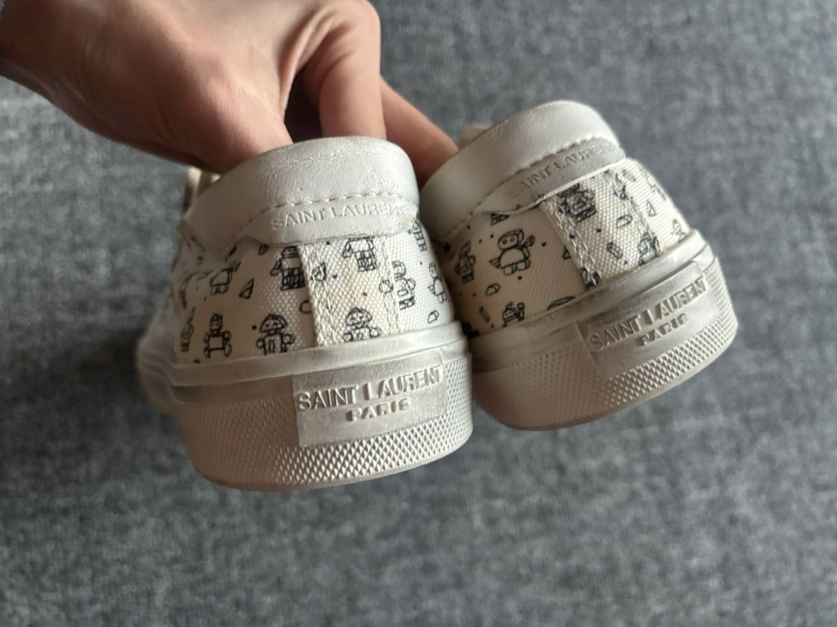Saint Laurent Paris Saint Laurent Paris robot monogram sneakers Size US 9 / EU 42 - 3 Thumbnail