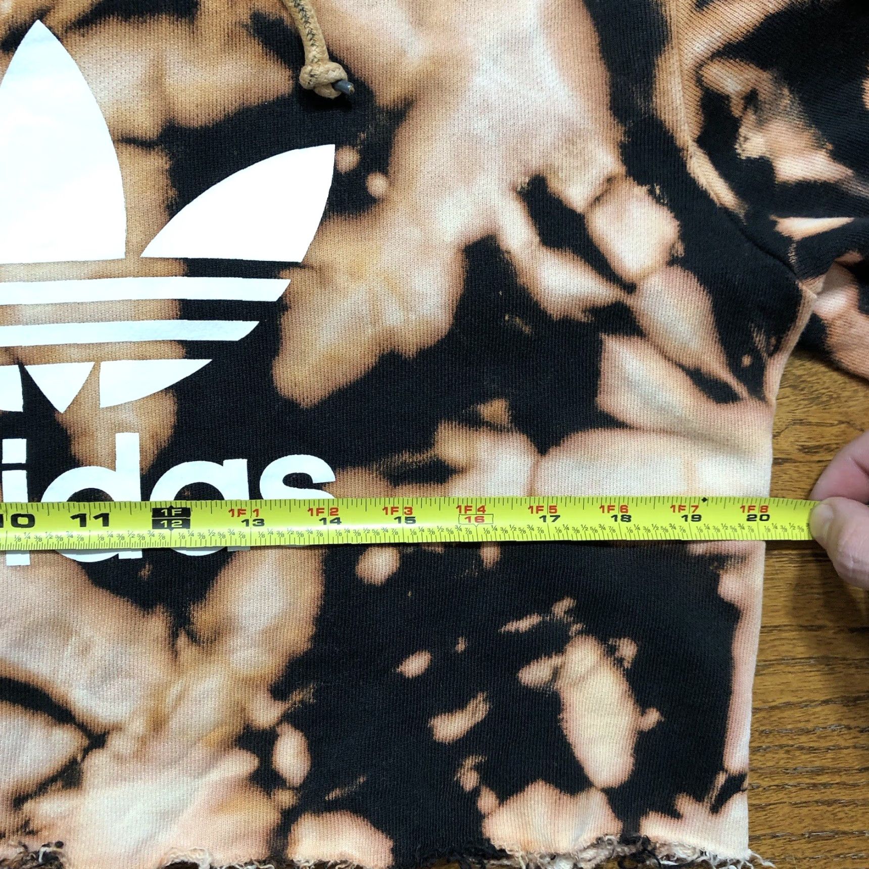 Adidas Adidas Sweatshirt Womens Medium Black Tie Dye Long Sleeve Crew Neck Pullover Acid Wash Graphic Casual 80s 90s Western Style Easy Care Size M / US 6-8 / IT 42-44 - 5 Thumbnail