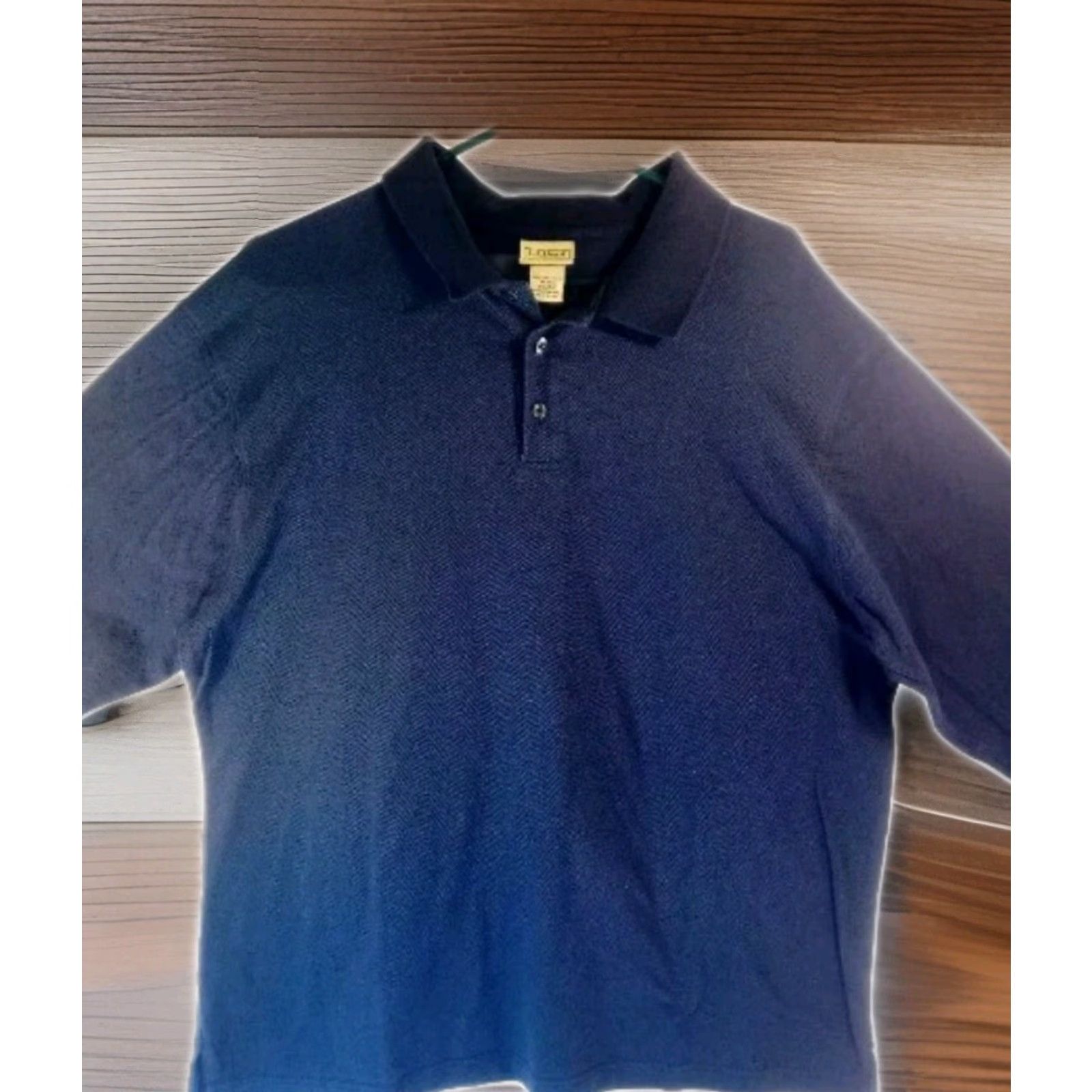 Vintage L.L. Bean Polo Shirt XL Regular Blue Pima Cotton Long Sleeve Knit Collared Button X-Large Mens Outdoor Classic Preppy Size US XL / EU 56 / 4 - 2 Thumbnail