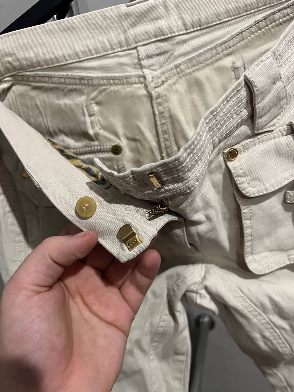 Roberto Cavalli ROBERTO CAVALLI CAPRI LEOPARD EDITION ARCHIVAL CARGO PANTS S Size 32" / US 10 / IT 46 - 7 Thumbnail