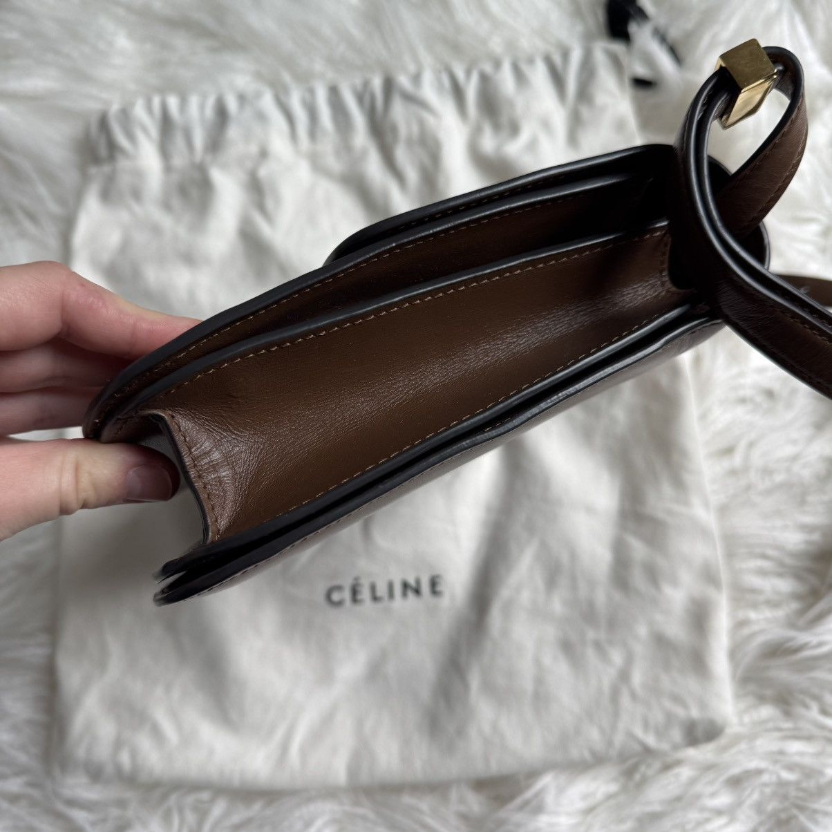 Celine Authentic Celine Classic Box Leather Bag Size ONE SIZE - 5 Thumbnail