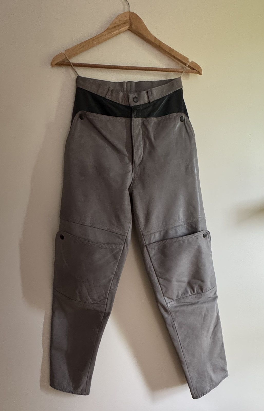 Vintage vintage Wilsons Suede & Leather pants Size 24" / US 00 / IT 34 - 1 Thumbnail