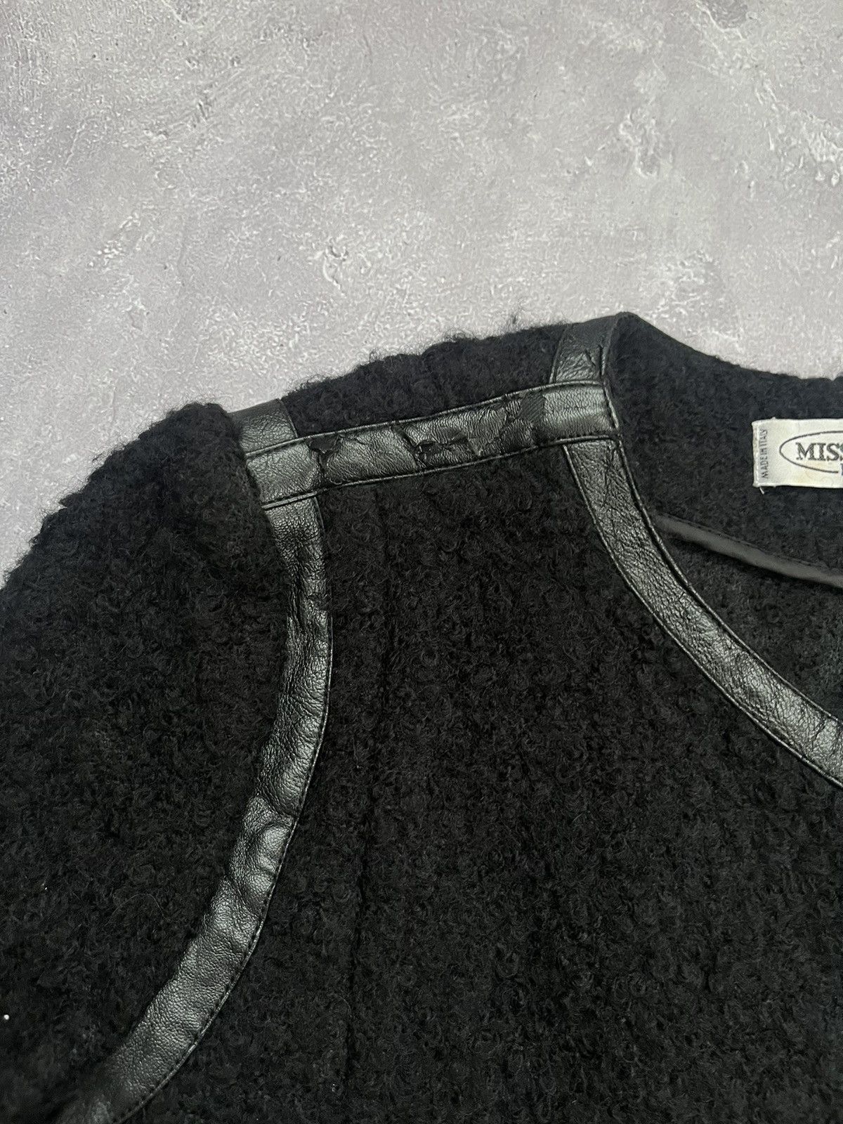 Missoni MISSONI DONNA ASYMETRIA ZIP JACKET BLACK DESIGNER Size S / US 4 / IT 40 - 5 Thumbnail