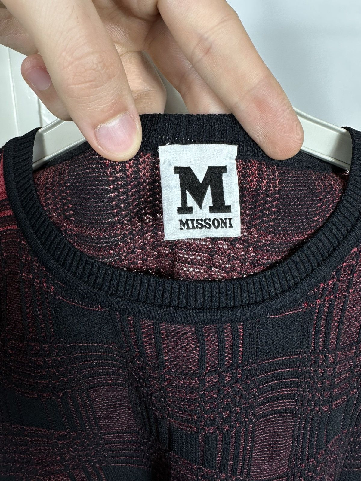 Missoni Missoni Top T-Shirt Check Pattern Size M / US 6-8 / IT 42-44 - 7 Thumbnail