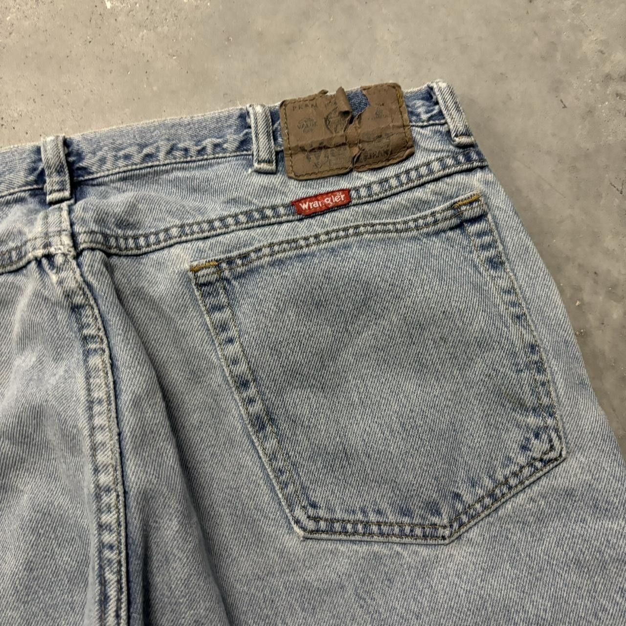Japanese Brand × Vintage Crazy Vintage Y2K/2000s Grunge Light Wash Denim Jeans! Size US 36 / EU 52 - 7 Thumbnail
