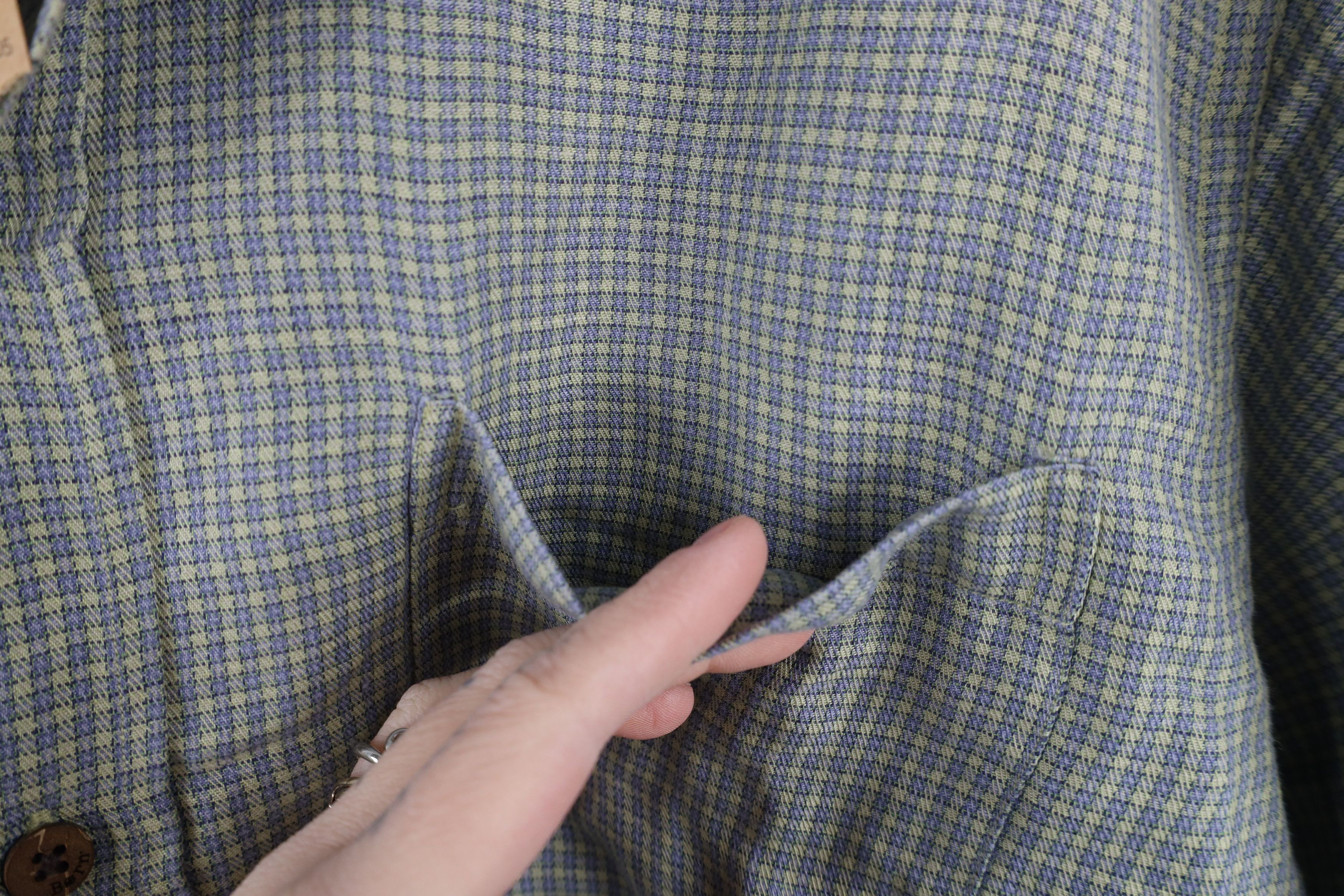 Born × Vintage Deadstock Vintage Born Linen Bamboo Button Shirt Plaid Size US M / EU 48-50 / 2 - 5 Thumbnail
