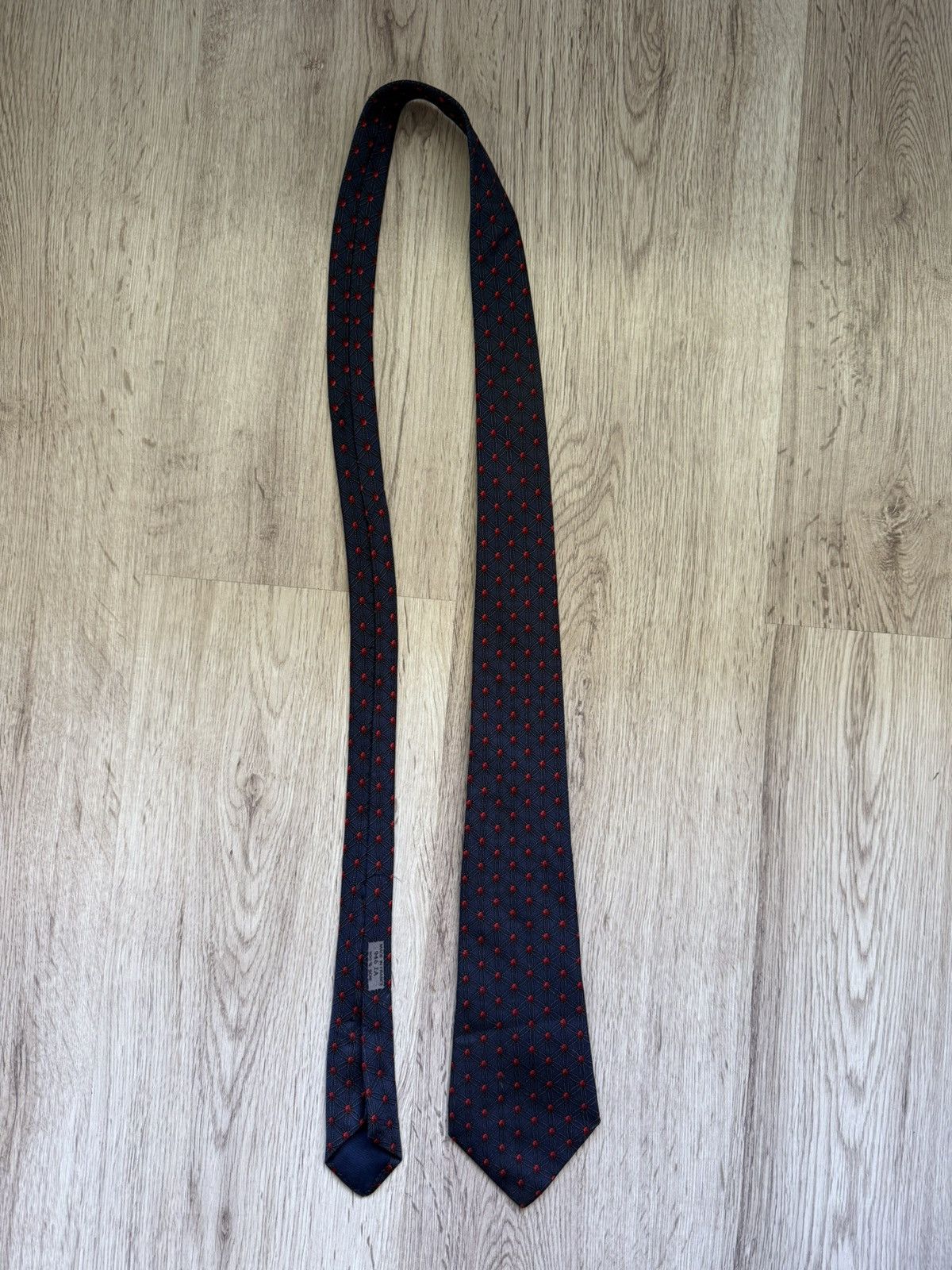 Hermes Hermes tie floral monogram silk Size ONE SIZE - 1 Thumbnail