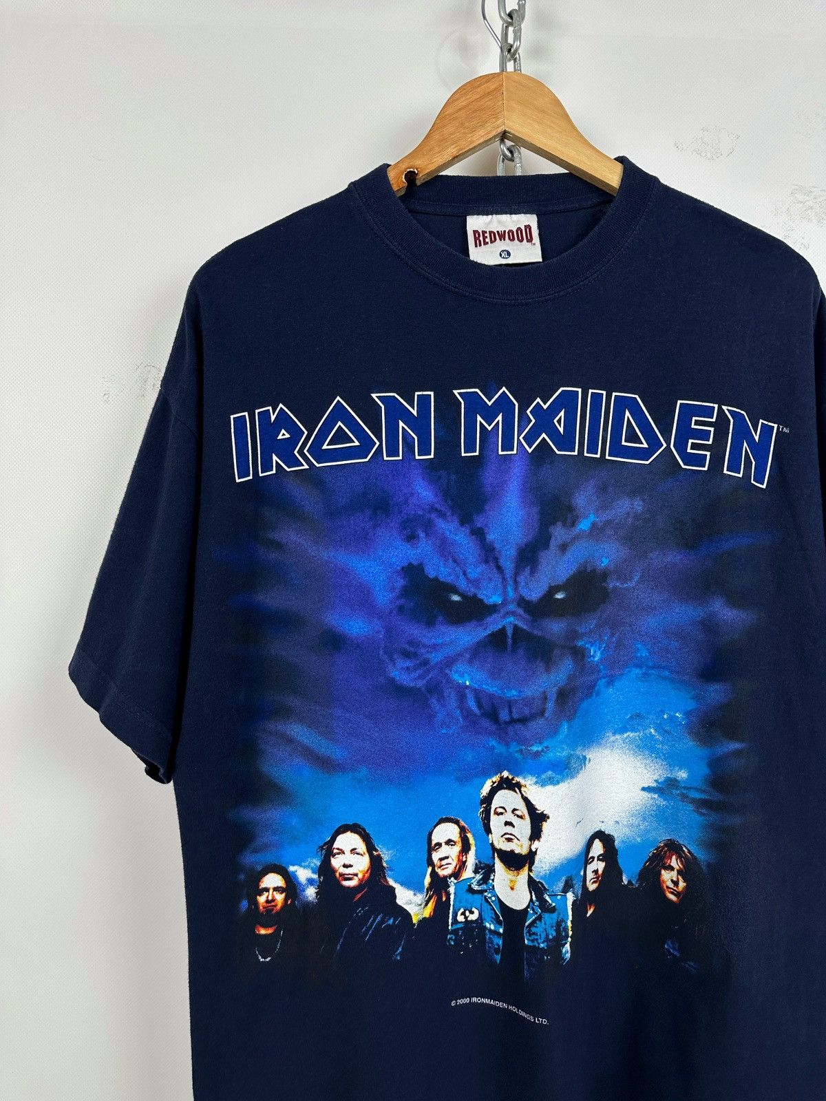 Band Tees 2000 Vintage Iron Maiden Brave New World Tour T-Shirt Size US XL / EU 56 / 4 - 3 Thumbnail