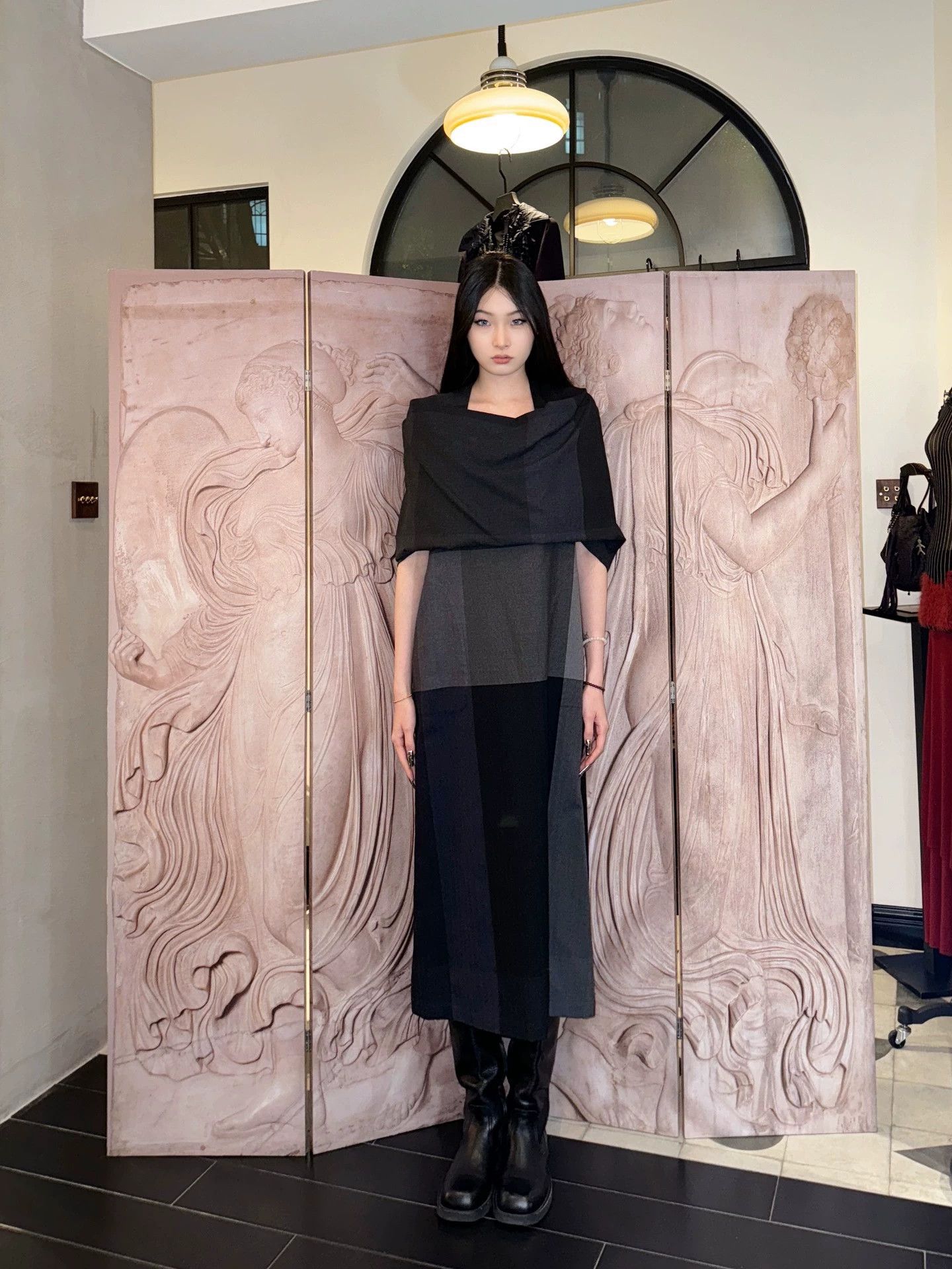 Comme des Garcons CDG tricot 1996 Wool Layered Dress Vintage S Size S / US 4 / IT 40 - 1 Thumbnail