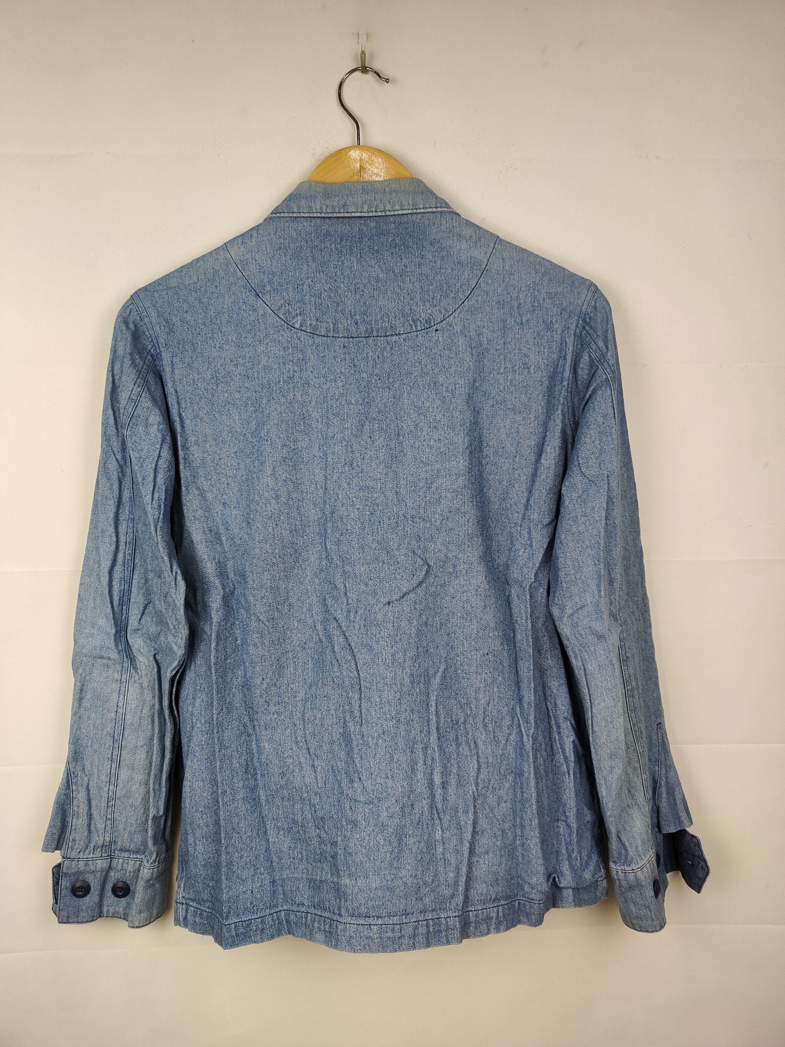 Tsumori Chisato Tsumori Chisato two-tone denim jacket with four pockets. Size US S / EU 44-46 / 1 - 5 Thumbnail