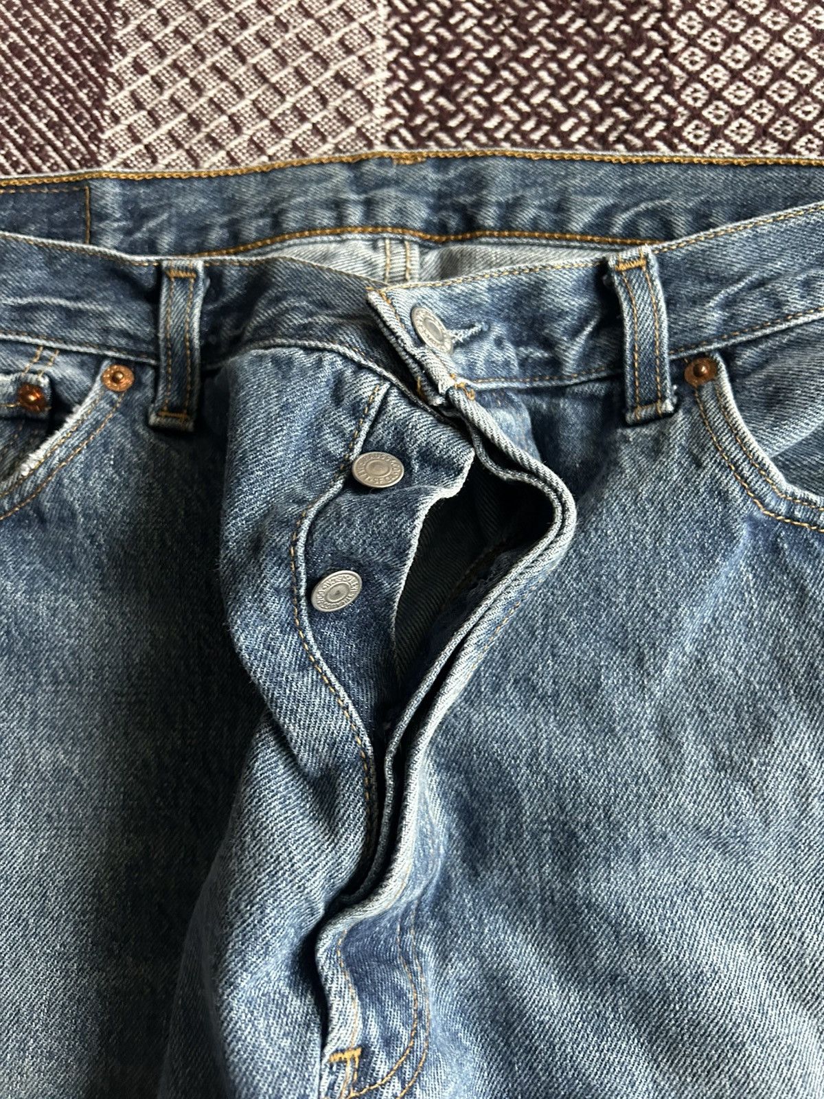 Levi's Vintage Levis 501 USA Denim Jeans Washed Streetwear W36 L32 Size US 36 / EU 52 - 9 Thumbnail