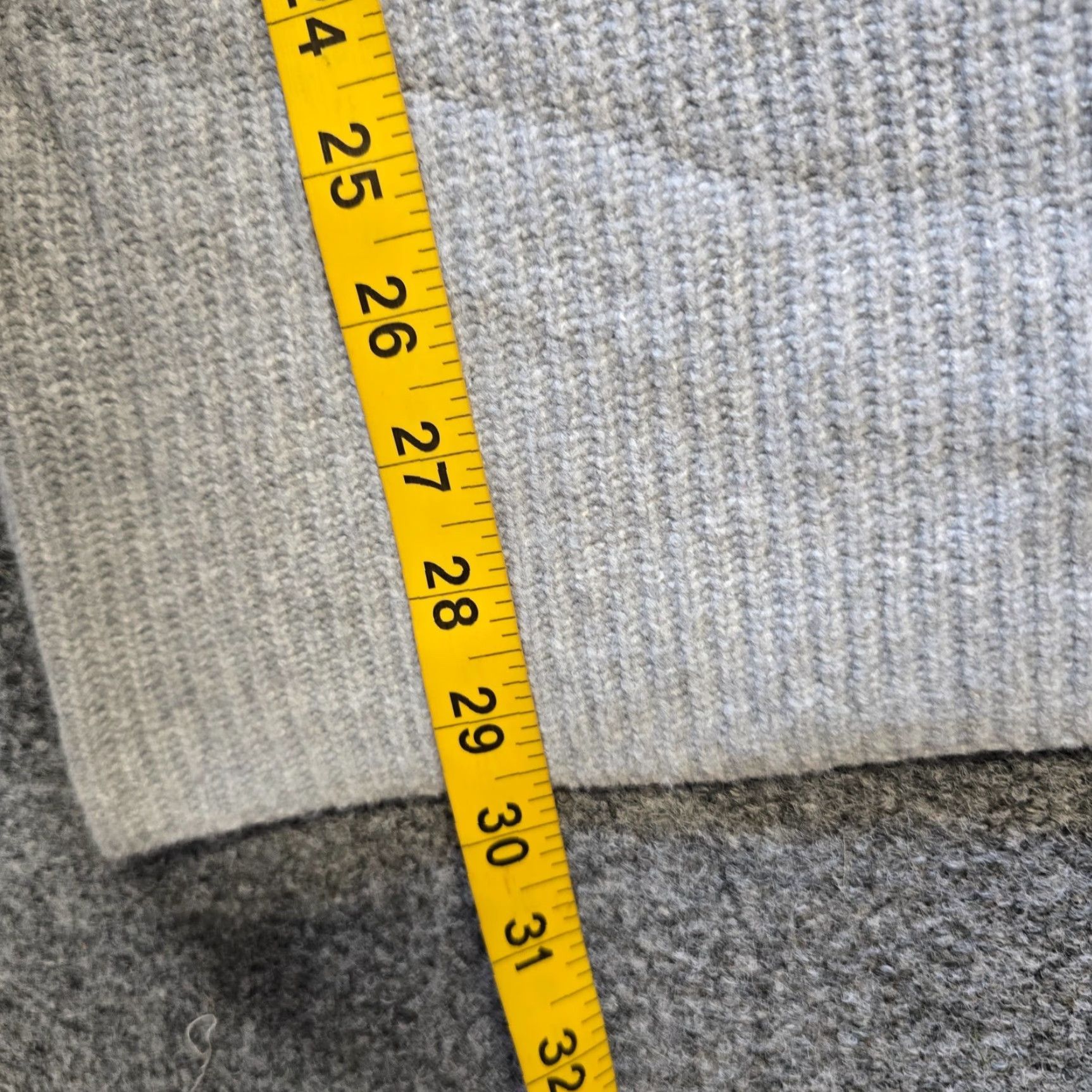 Gap VINTAGE Gap Pants Women Size Large Gray Ribbed Chunky Knit Pull On Lounge Casual Comfort Size 36" / US 14 / IT 50 - 6 Thumbnail