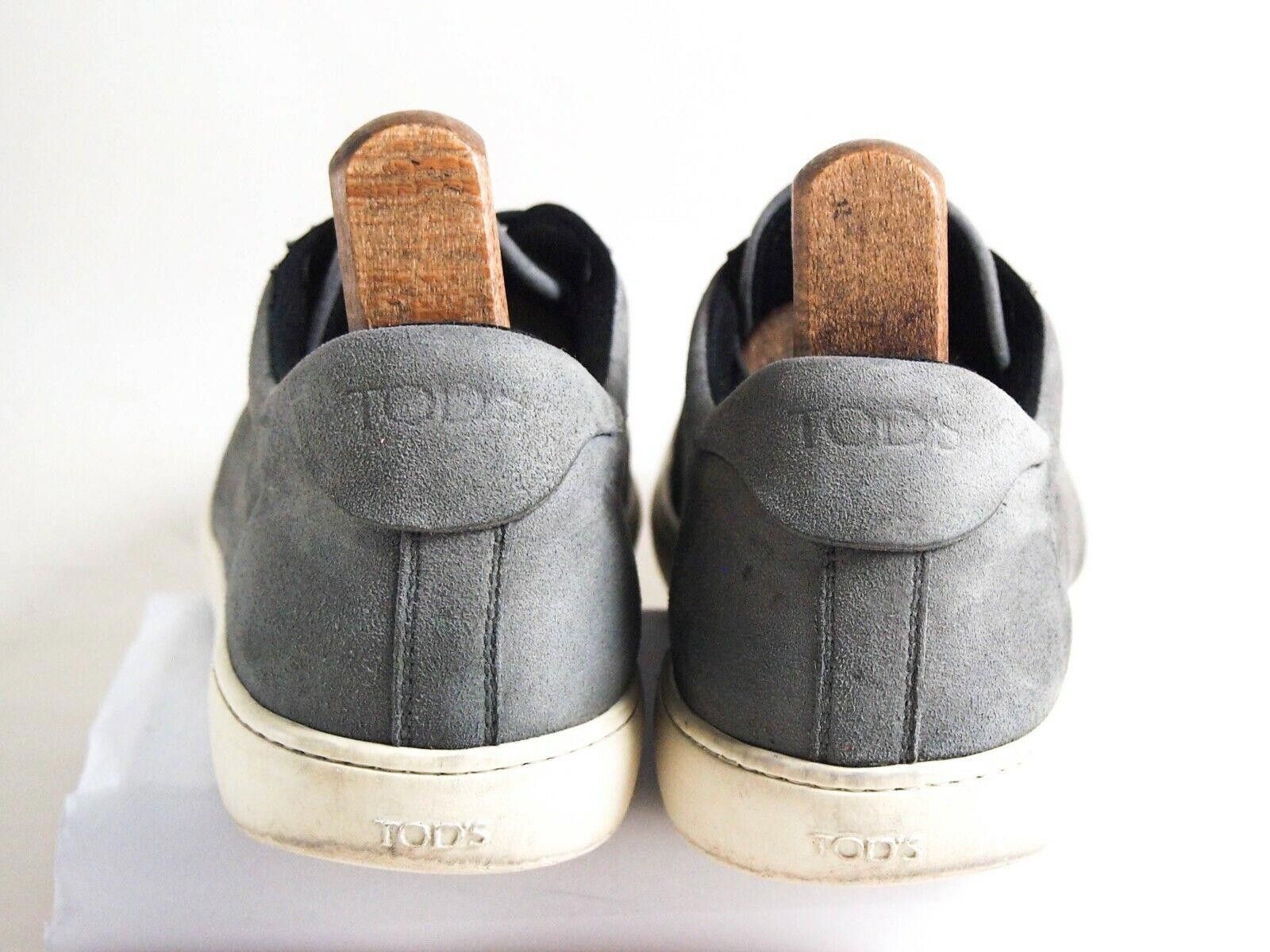 Tod's Tod's Sneakers Black Gray Suede Mens US 9.5 EU 42.5 Size US 9.5 / EU 42-43 - 7 Thumbnail