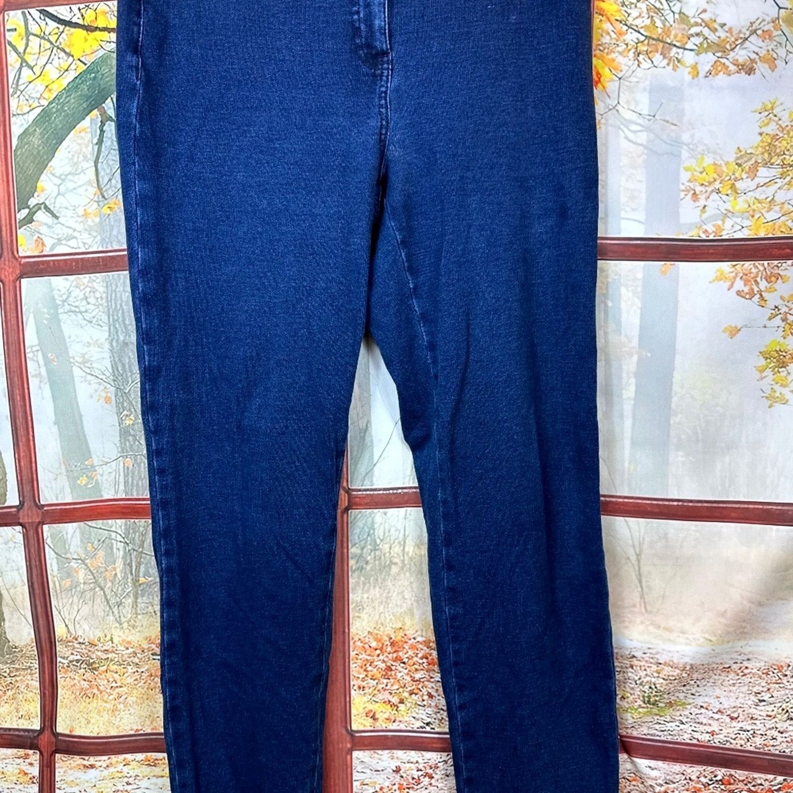 Other Style & Co High Rise Jeggings Med Blue size 10 Size 32" / US 10 / IT 46 - 8 Thumbnail